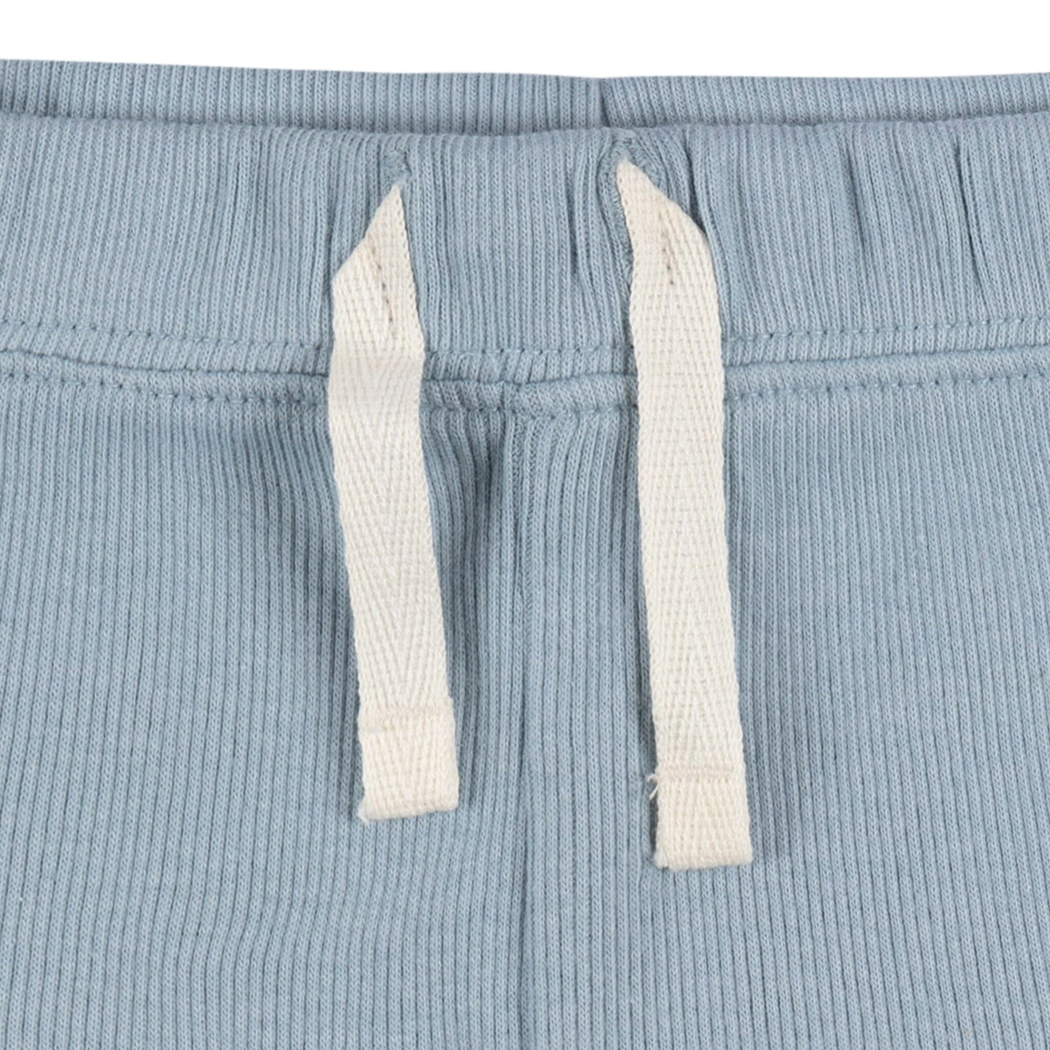 2-Piece Baby Boys Blue Bodysuit and Shorts Set - Image 8