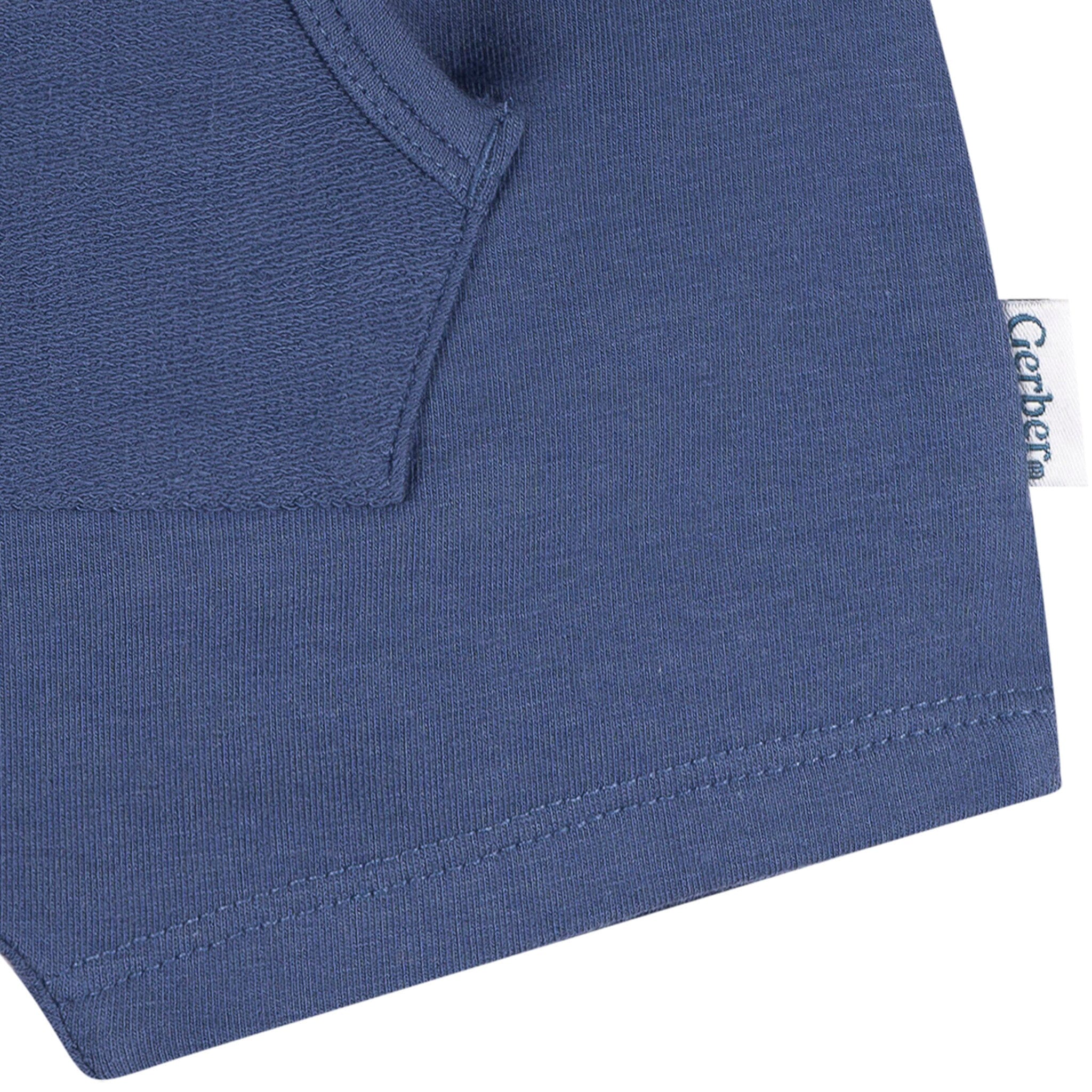 2-Pack Baby Boys Blue & Green Shorts - Image 11