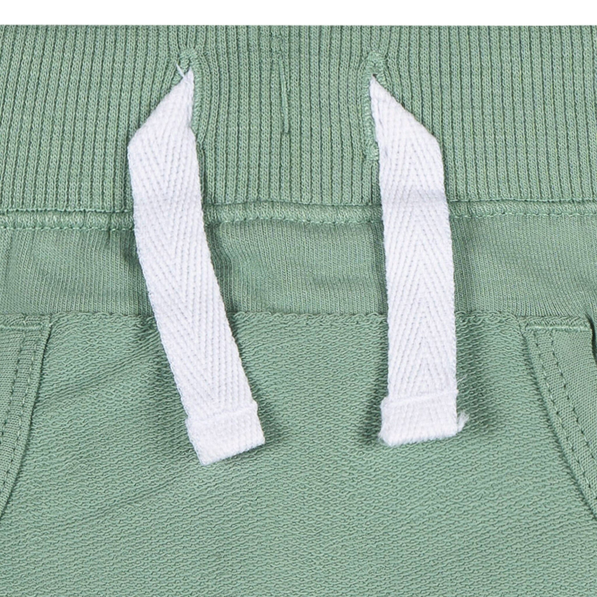 2-Pack Baby Boys Blue & Green Shorts - Image 5