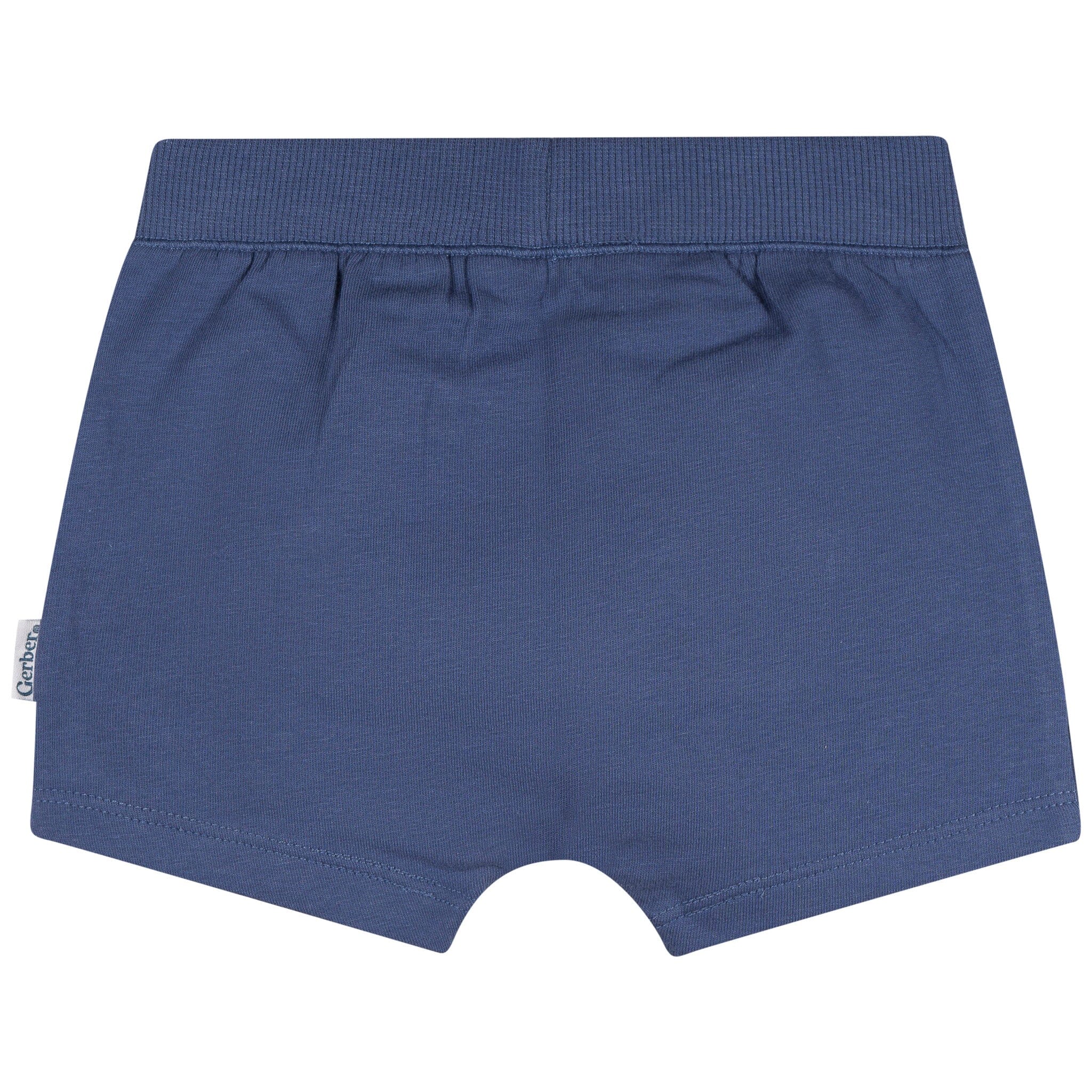 2-Pack Baby Boys Blue & Green Shorts - Image 8