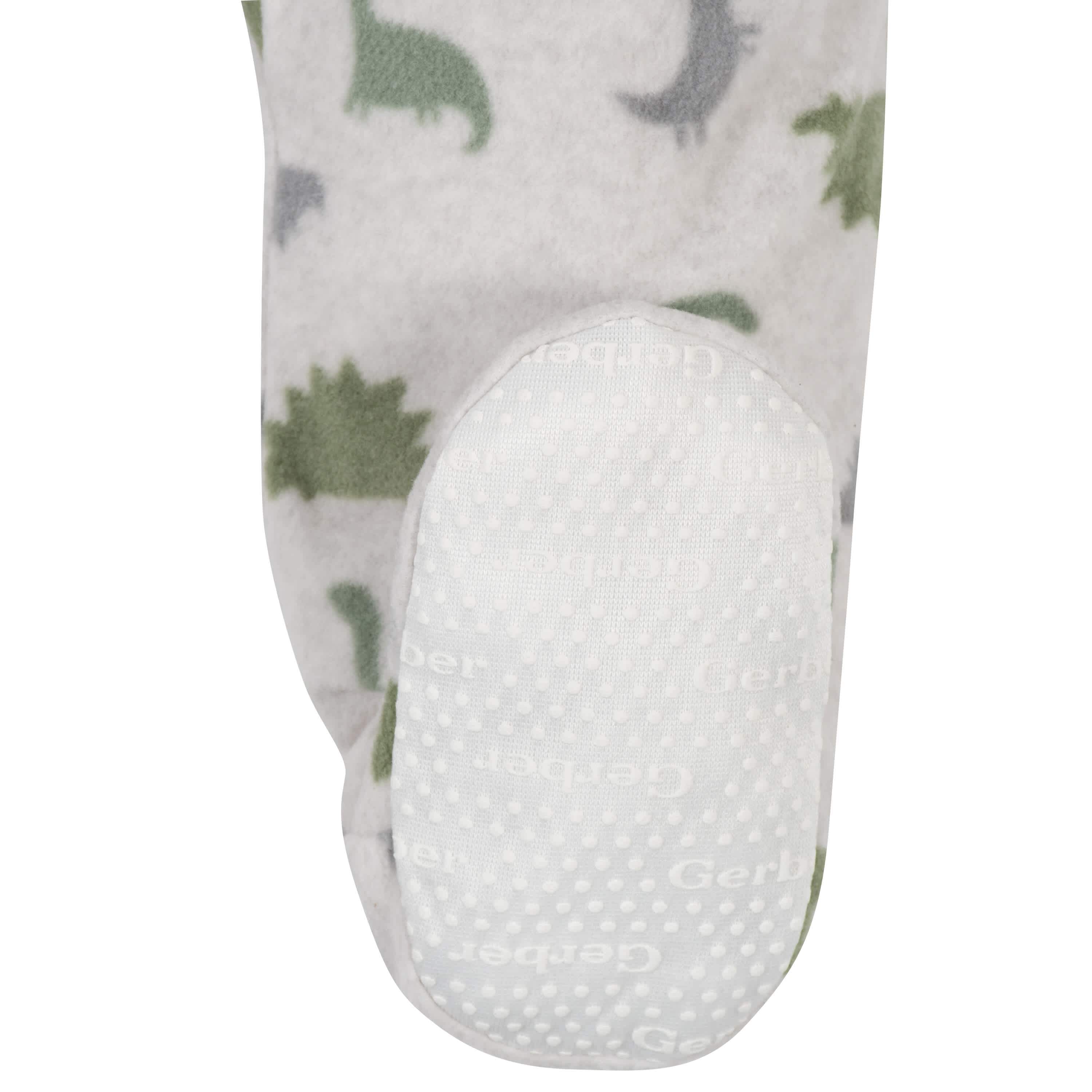 2-Pack Baby Boys Camo & Dino Fleece Pajamas - Image 4