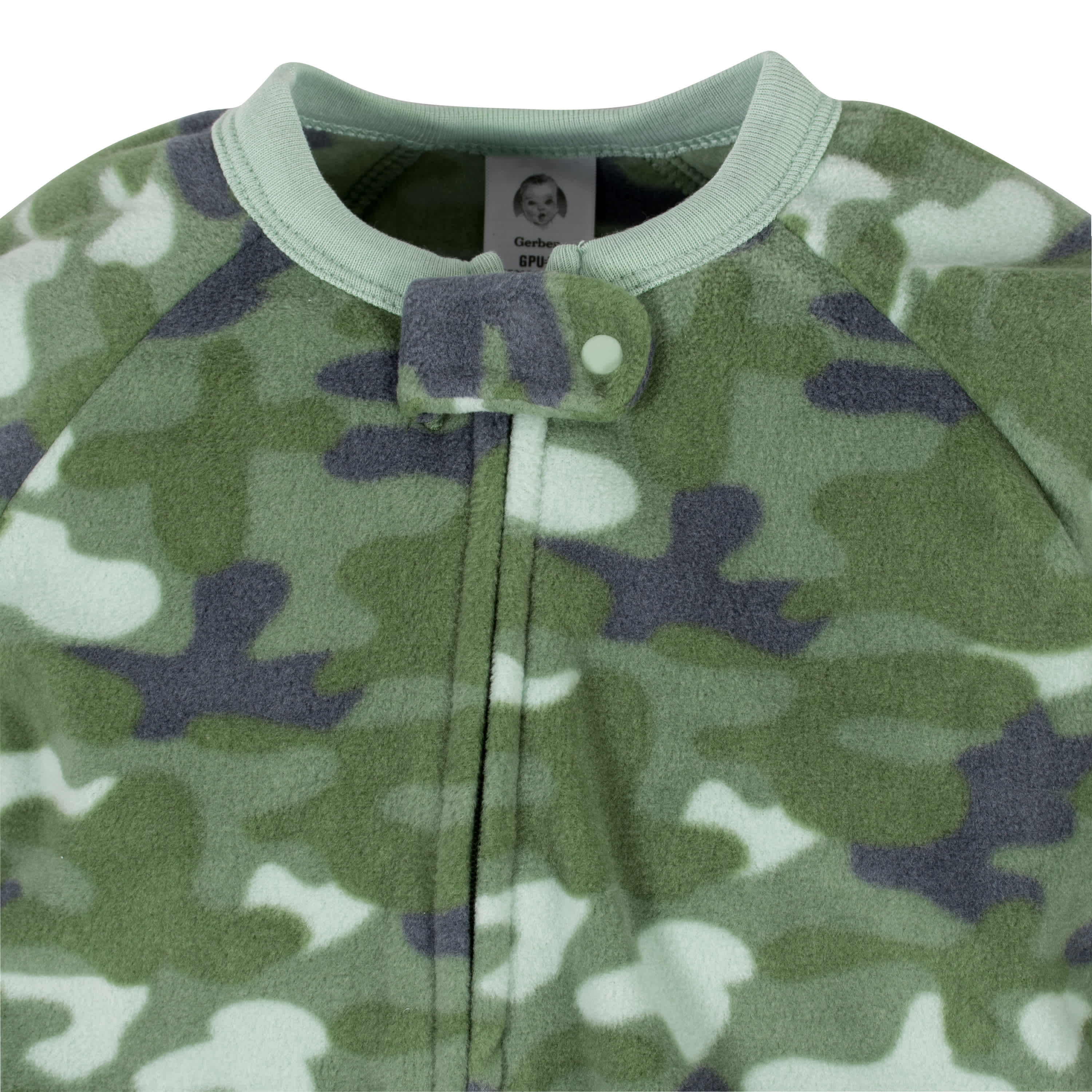 2-Pack Baby Boys Camo & Dino Fleece Pajamas - Image 6