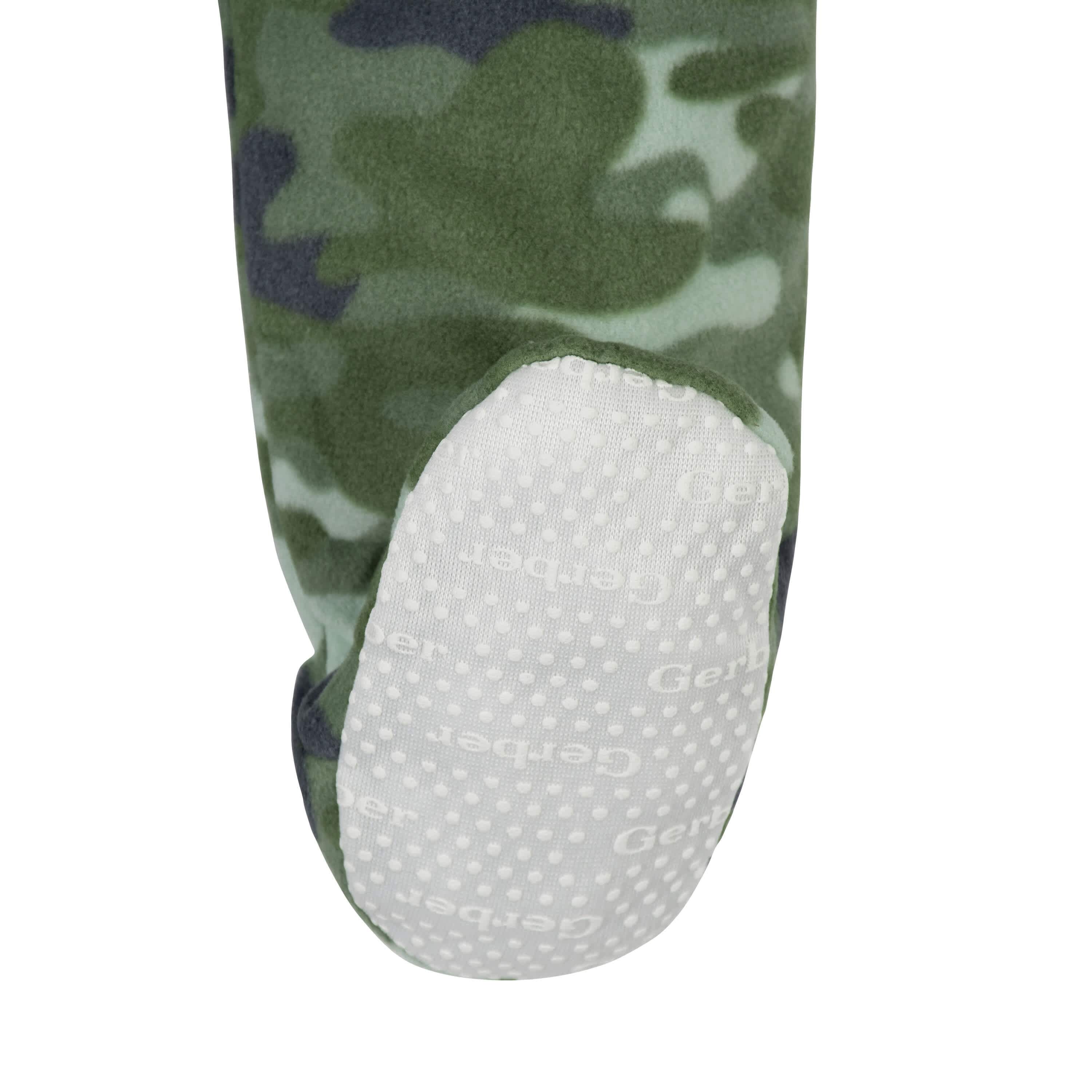 2-Pack Baby Boys Camo & Dino Fleece Pajamas - Image 7