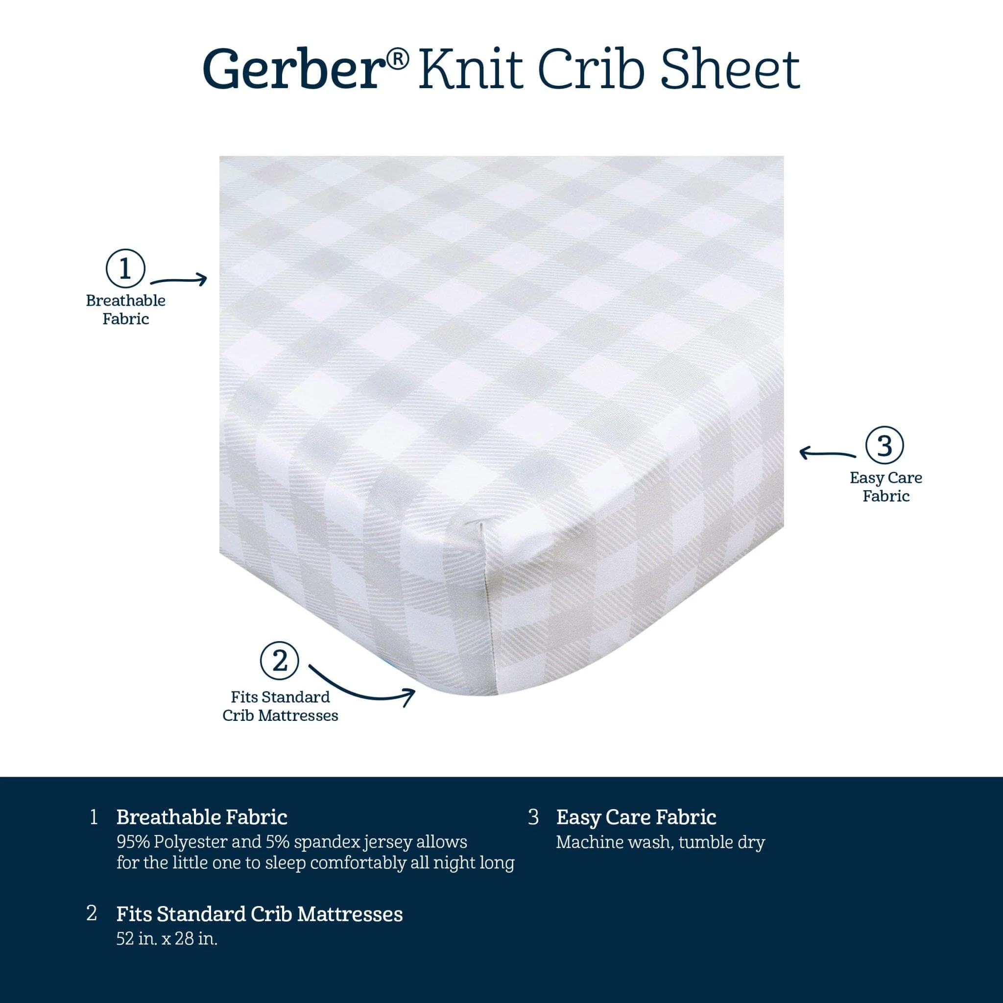 2-Pack Boys Coastal Calm Stretchy Crib Sheets - Image 7