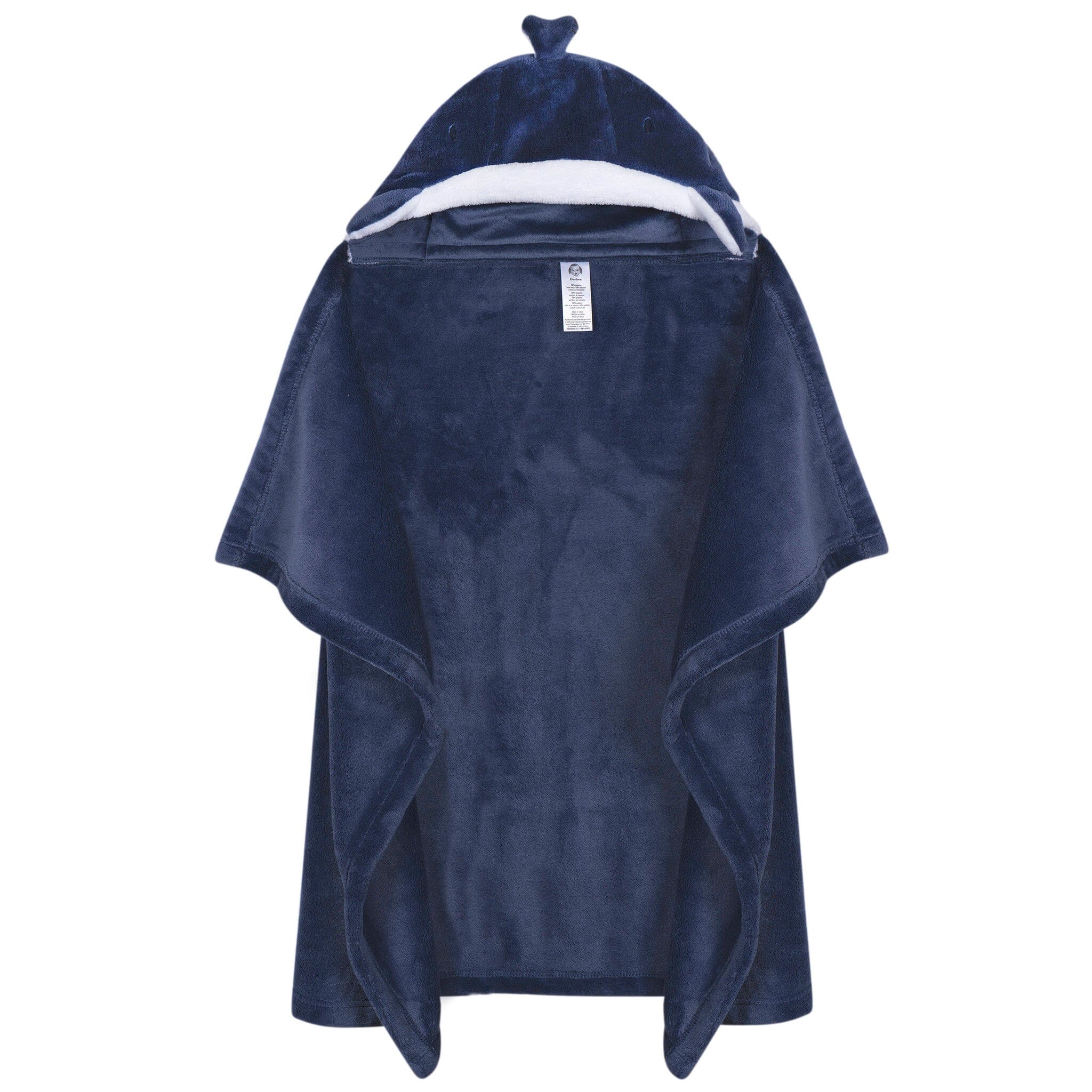 2-Pack Baby Boys Whale Hooded Wearable Blanket & Security Blanket Set - Image 5