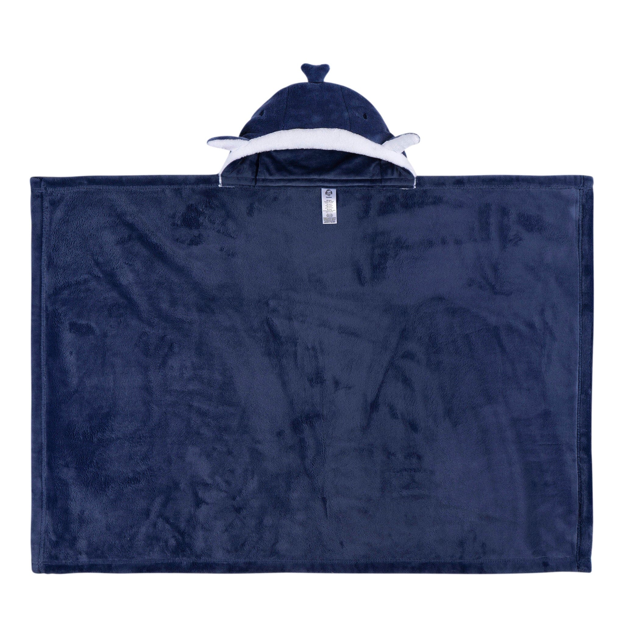 2-Pack Baby Boys Whale Hooded Wearable Blanket & Security Blanket Set - Image 6