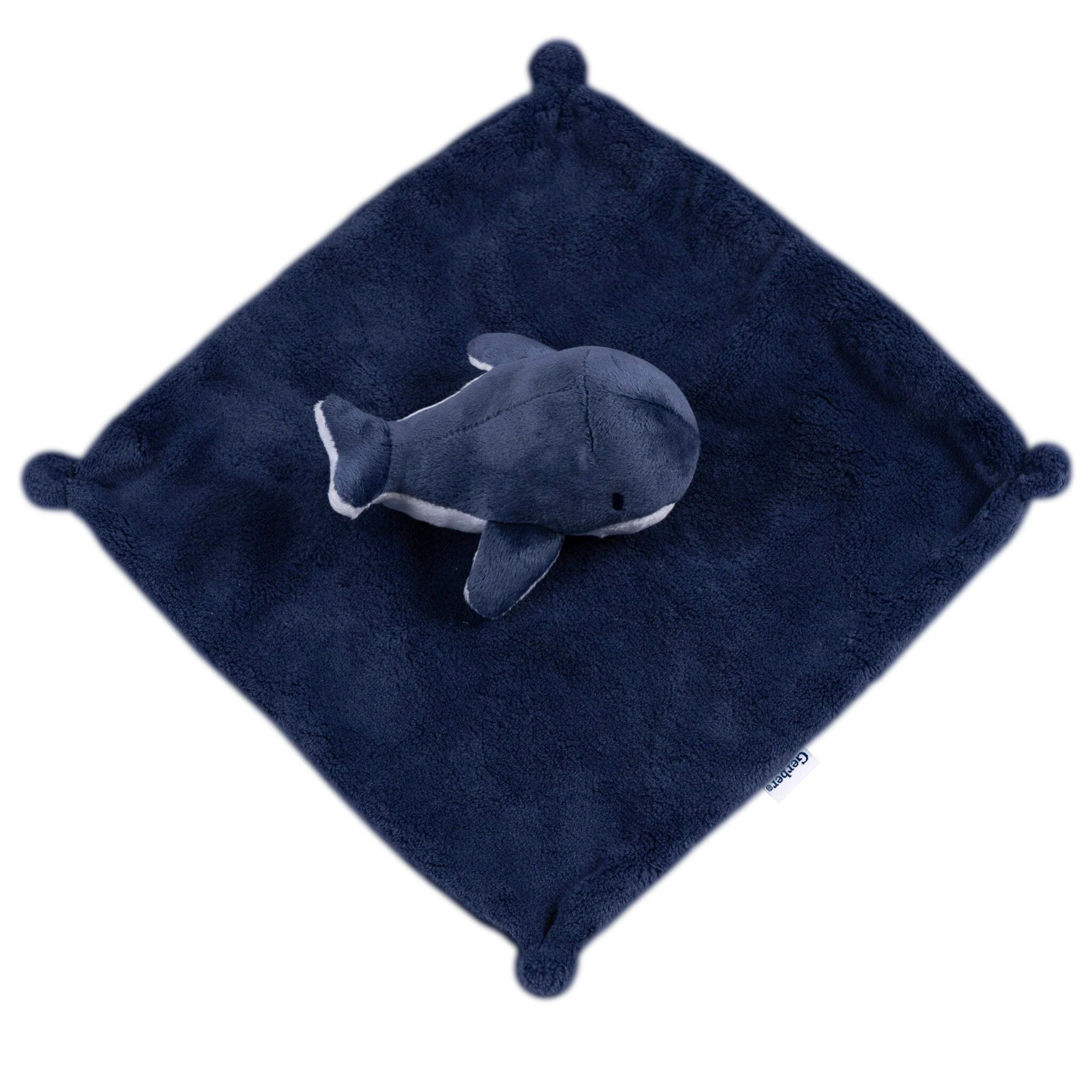 2-Pack Baby Boys Whale Hooded Wearable Blanket & Security Blanket Set - Image 8