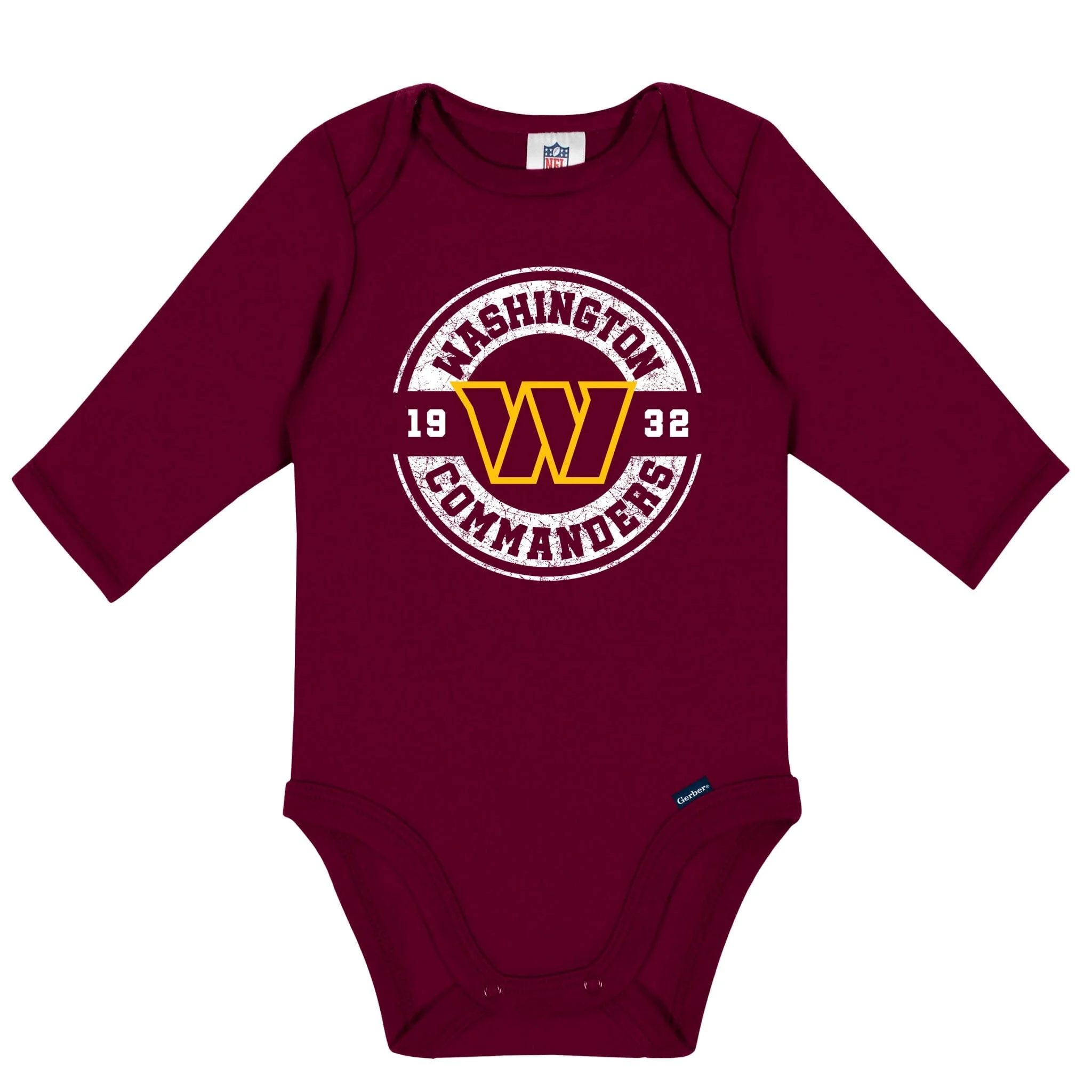 2-Pack Baby Boys Commanders Long Sleeve Bodysuit Set - Image 3