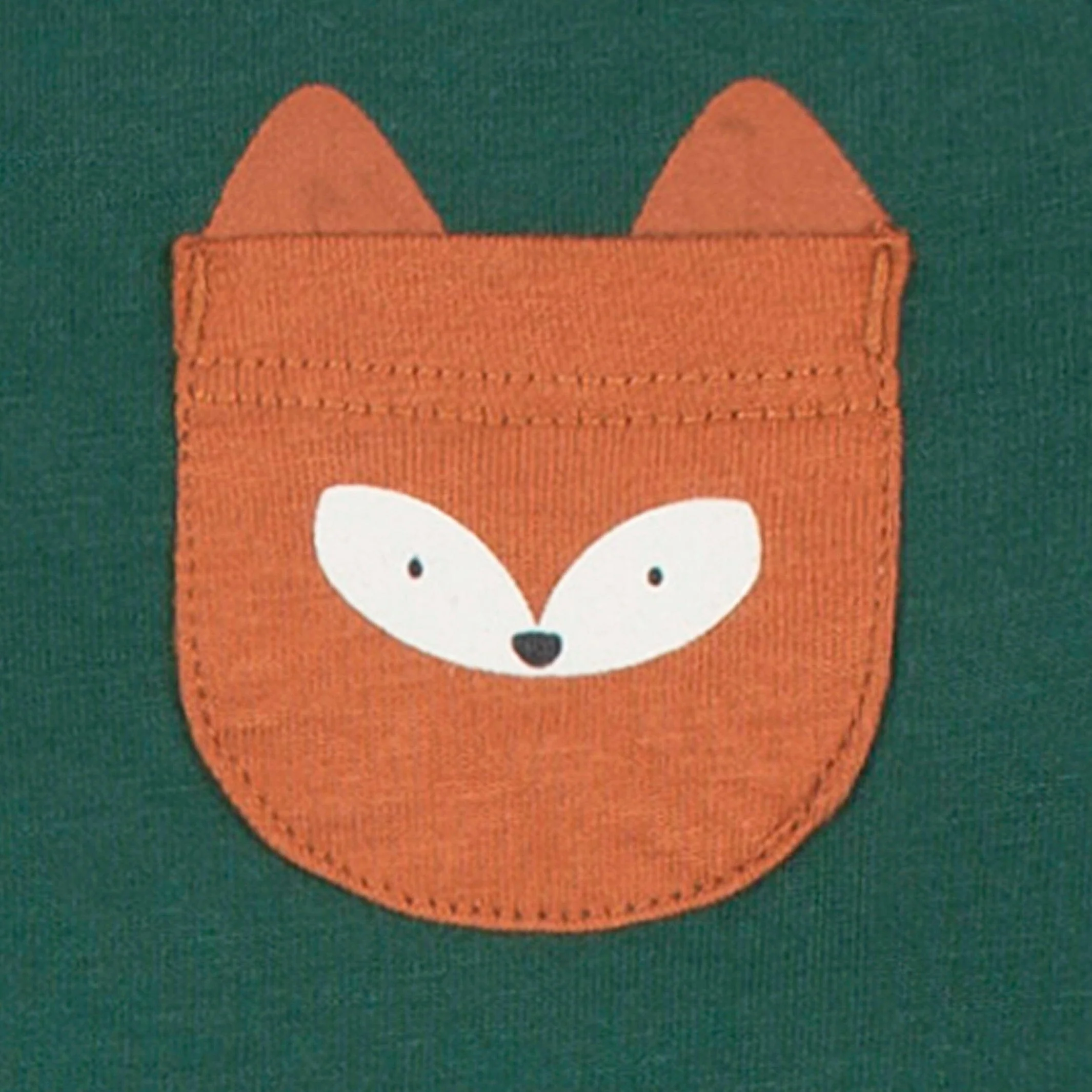 2-Pack Baby Boys Green Fox Rompers - Image 3