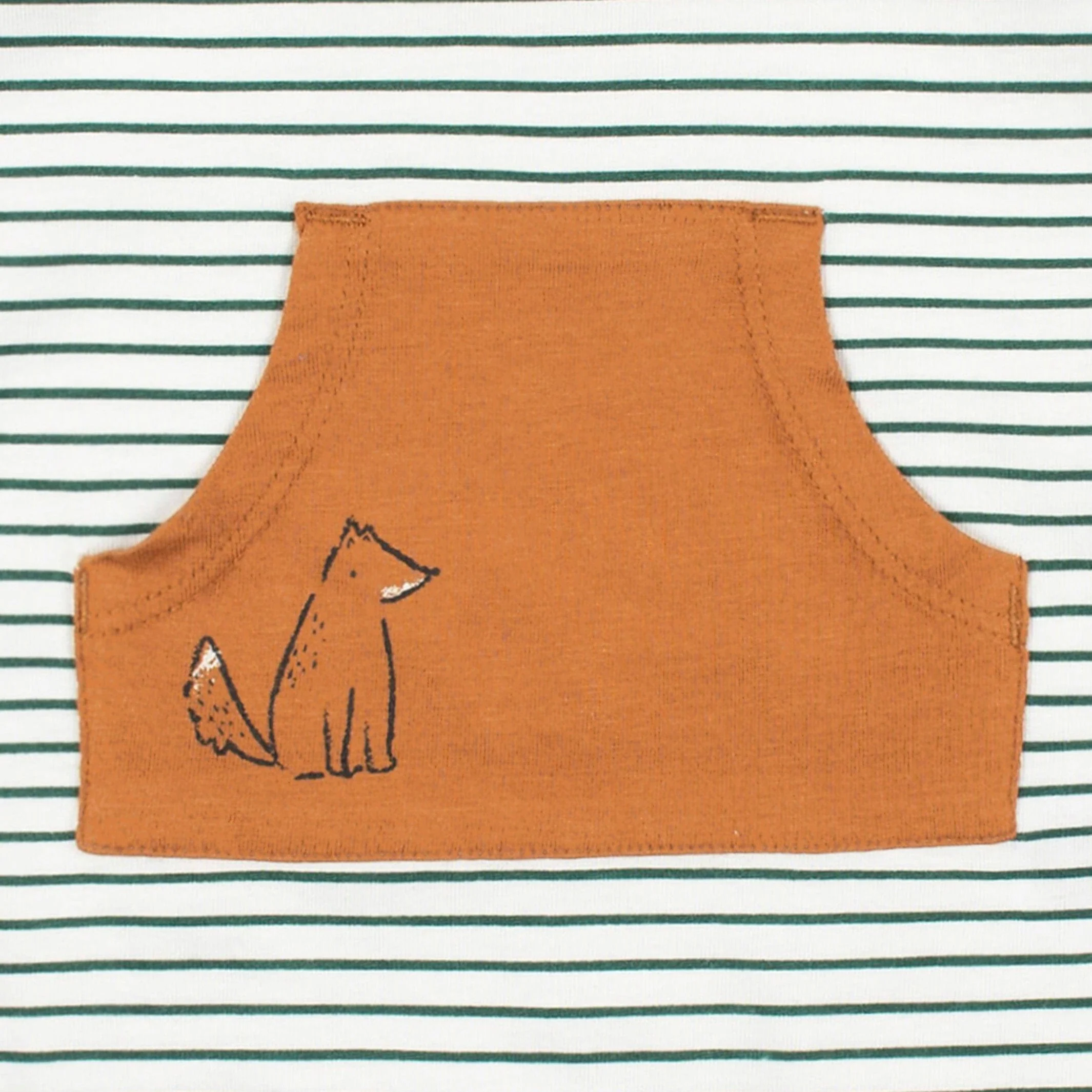 2-Pack Baby Boys Green Fox Rompers - Image 5