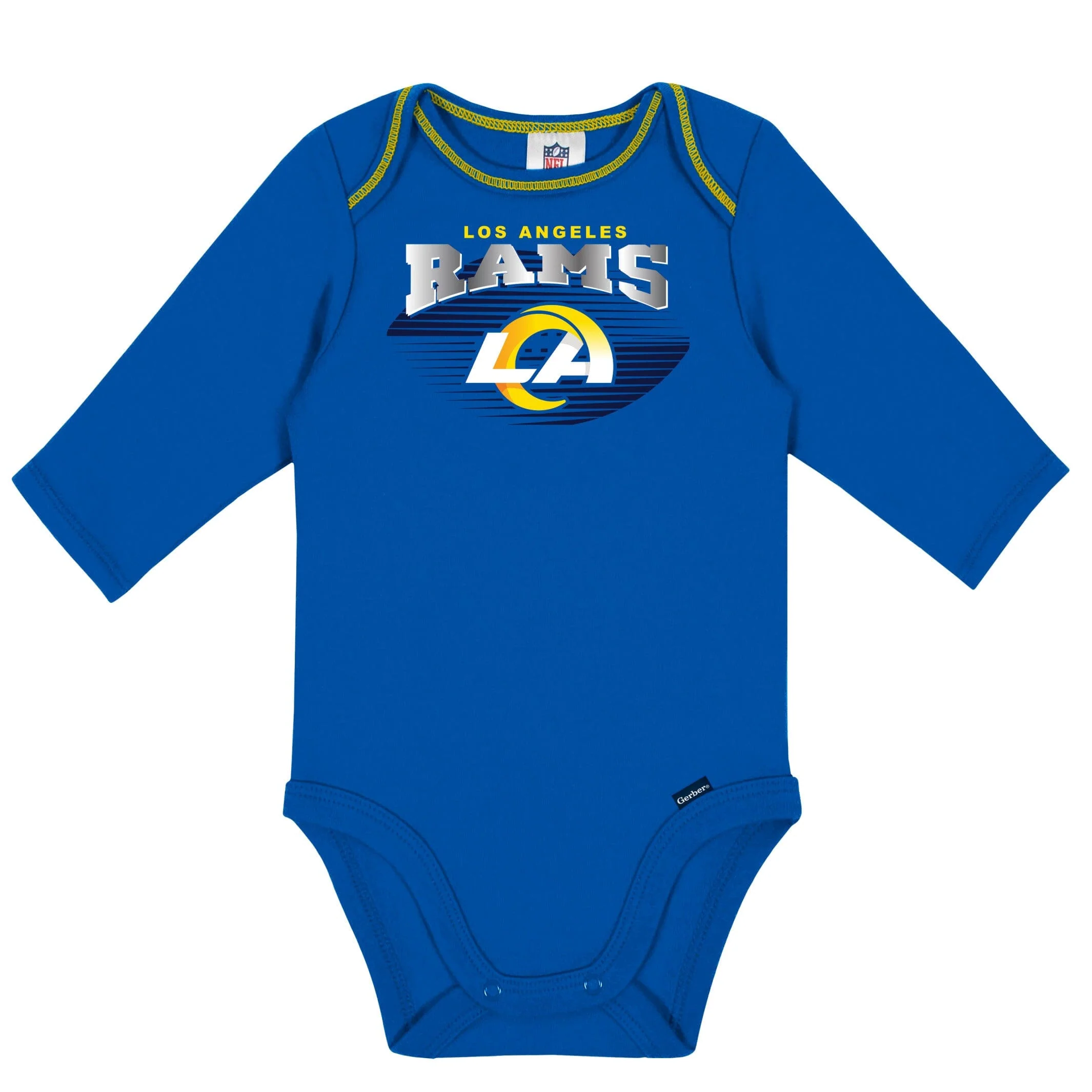 2-Pack Baby Boys Rams Long Sleeve Bodysuits - Image 2