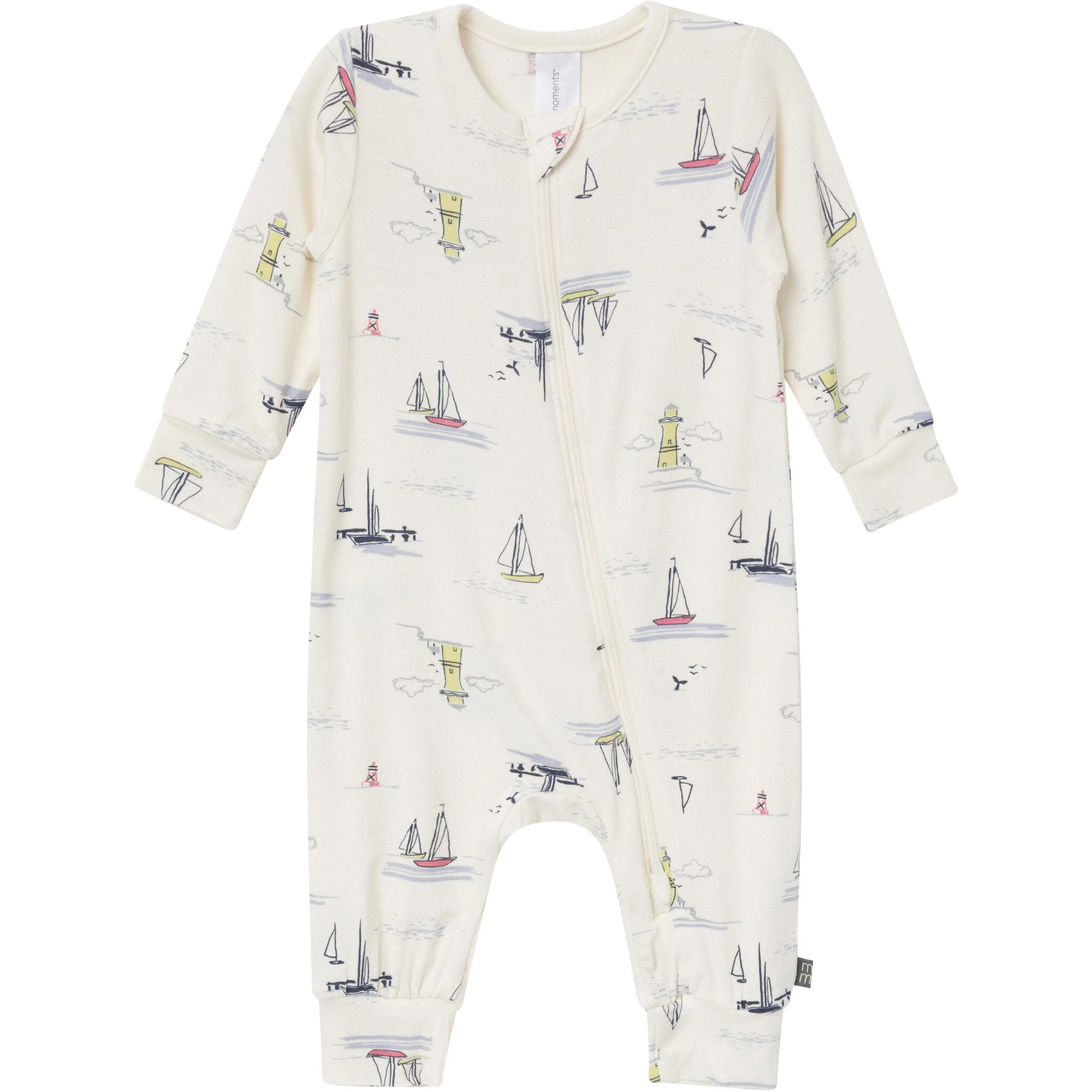 2-Pack Baby Boys Sail Harbor Viscose Snug Fit Footless Pajamas - Image 2