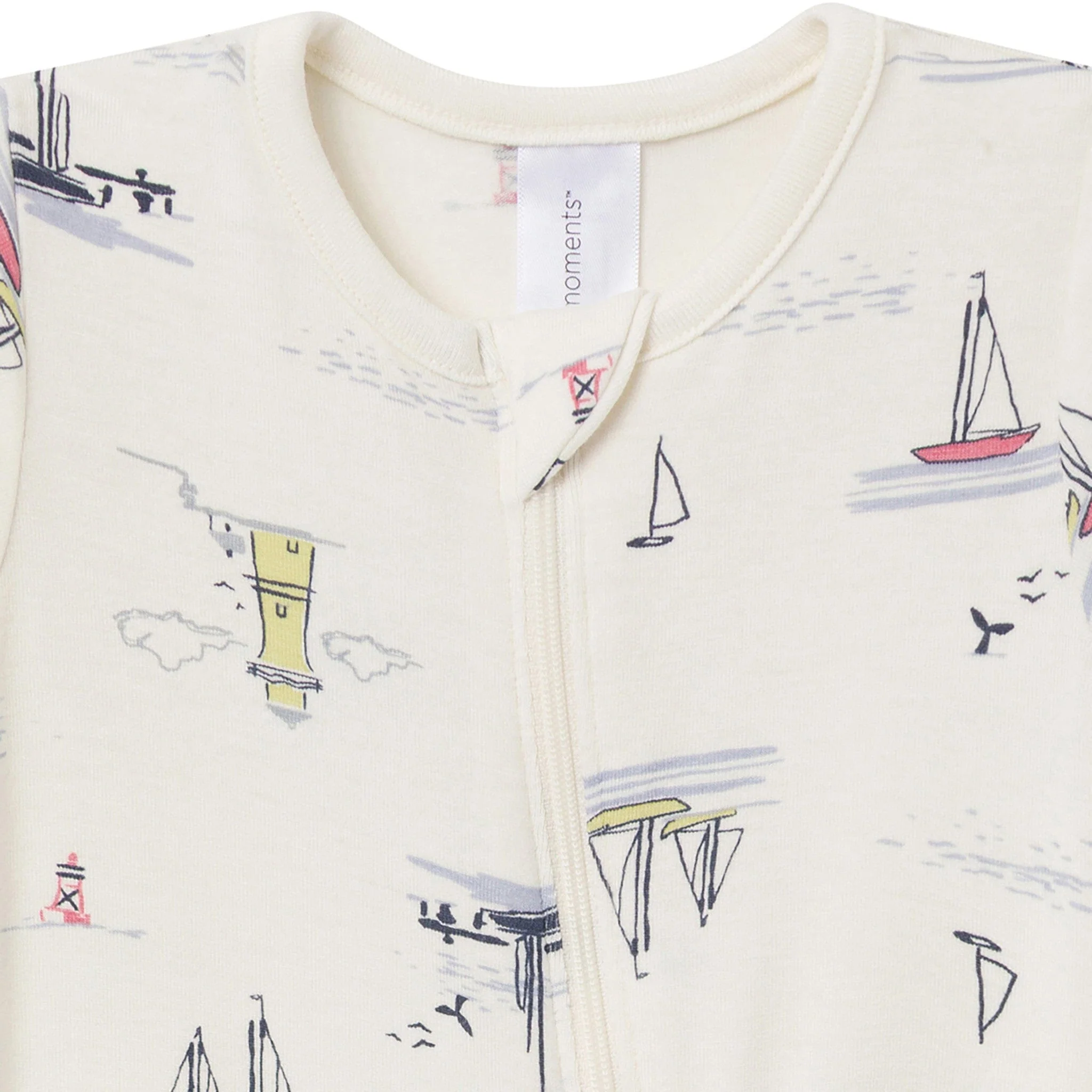 2-Pack Baby Boys Sail Harbor Viscose Snug Fit Footless Pajamas - Image 3