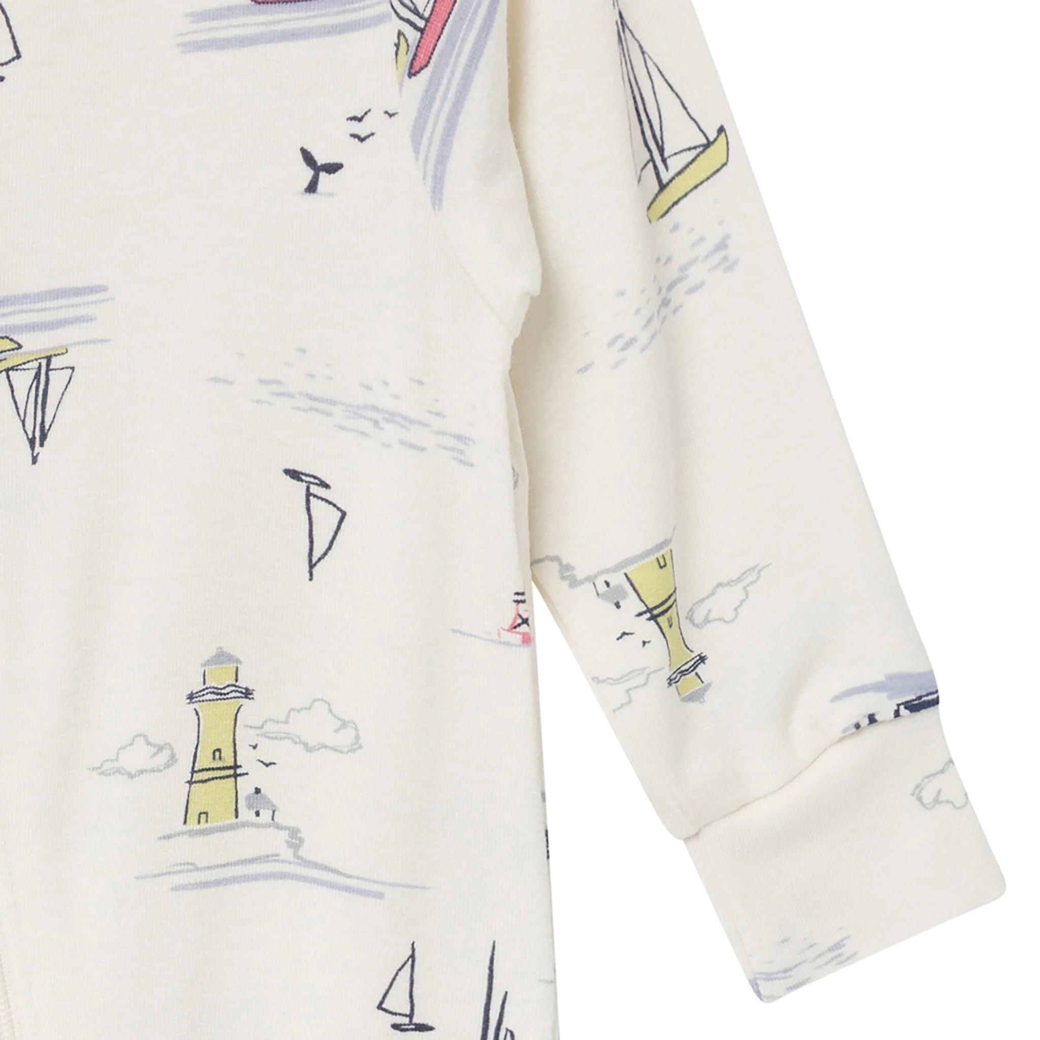 2-Pack Baby Boys Sail Harbor Viscose Snug Fit Footless Pajamas - Image 4