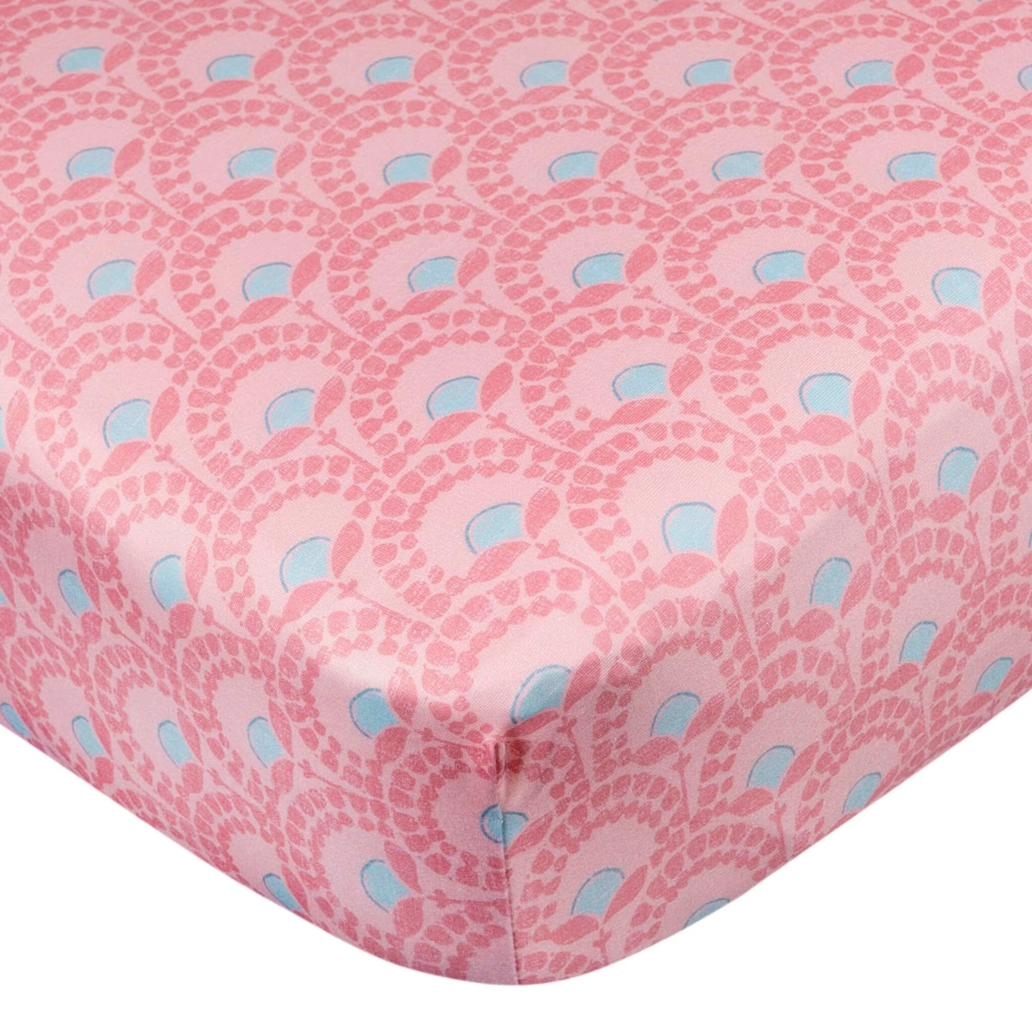 2-Pack Baby Girls Animal Geo Crib Sheet - Image 3
