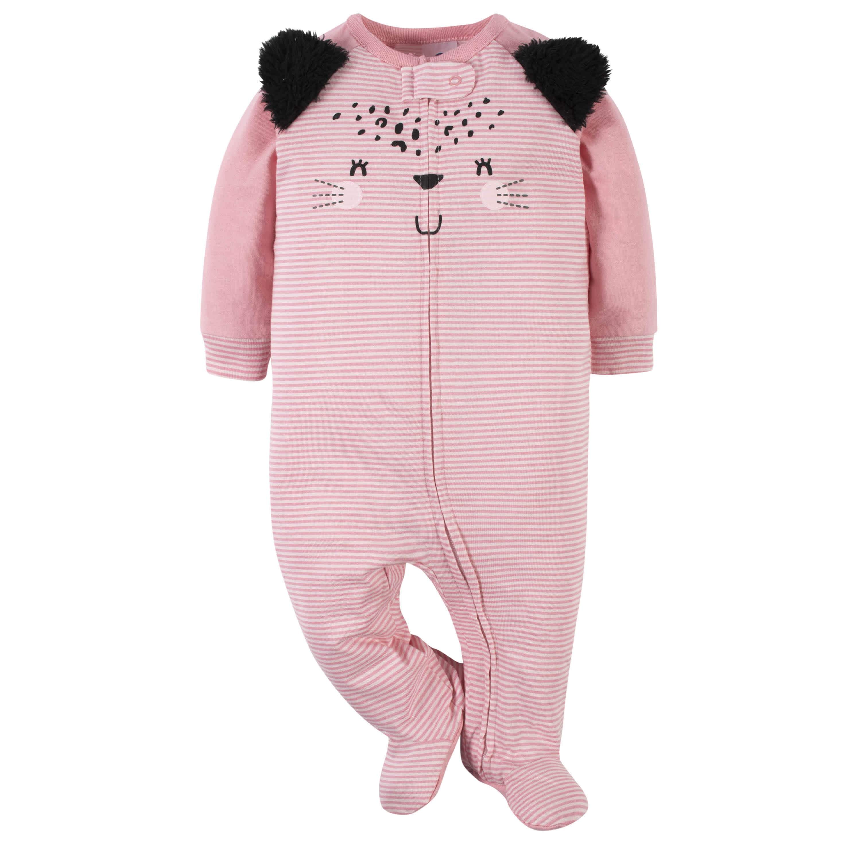 2-Pack Baby Girls Leopard Sleep 'N Plays - Image 3