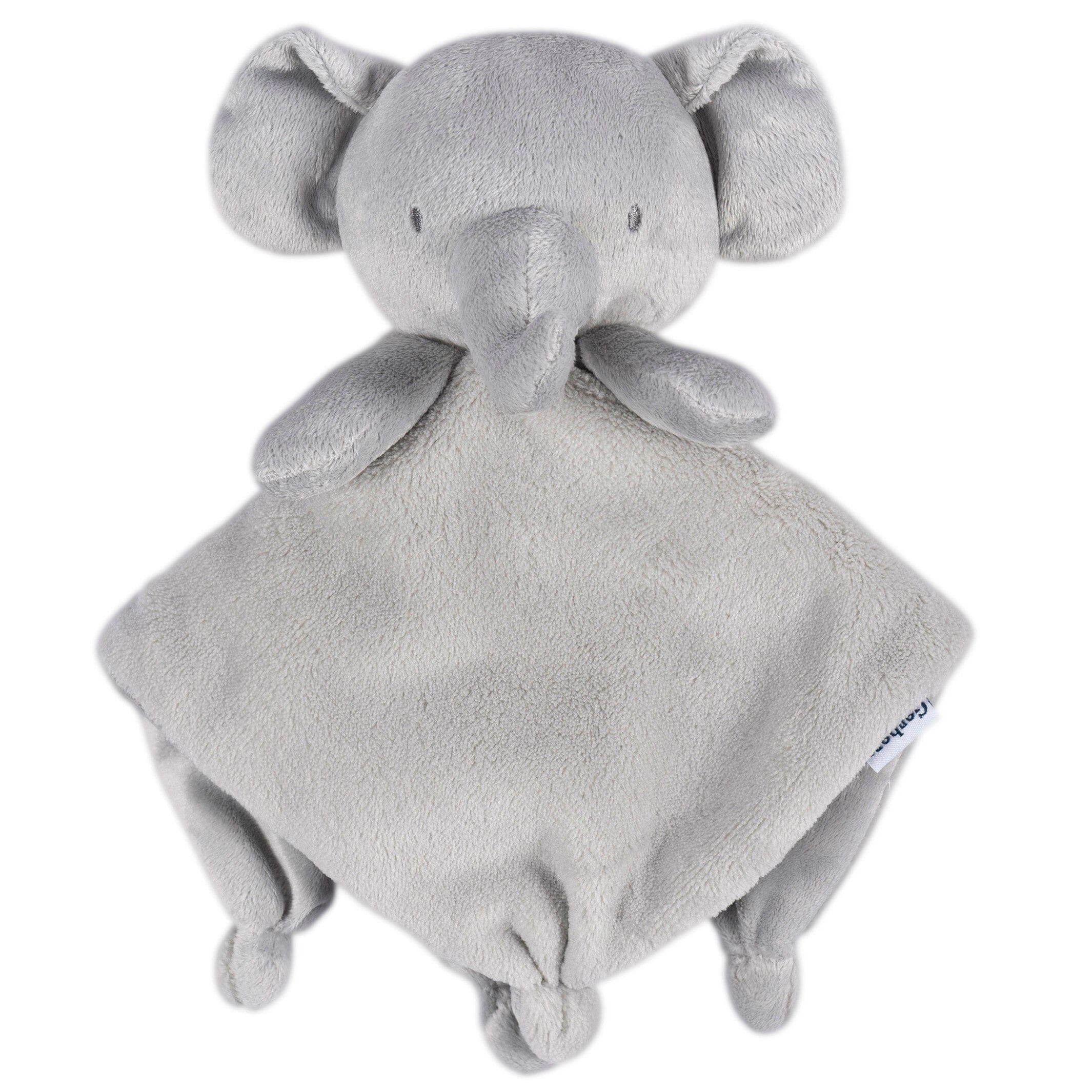 Embroidered 2-Piece Elephant Hooded Wearable Blanket & Security Blanket Set - Image 8