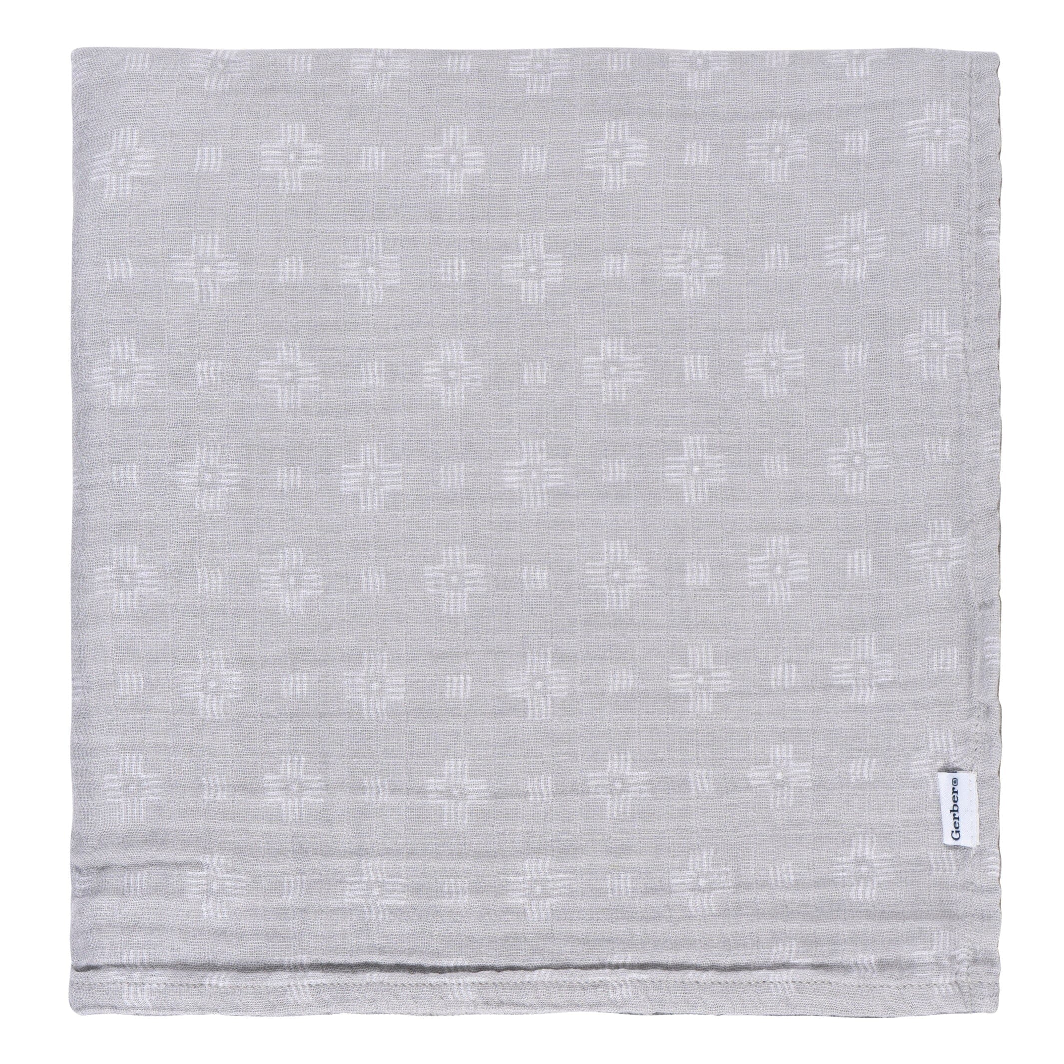 2-Pack Baby Neutral Animal Geo Muslin Blankets - Image 3