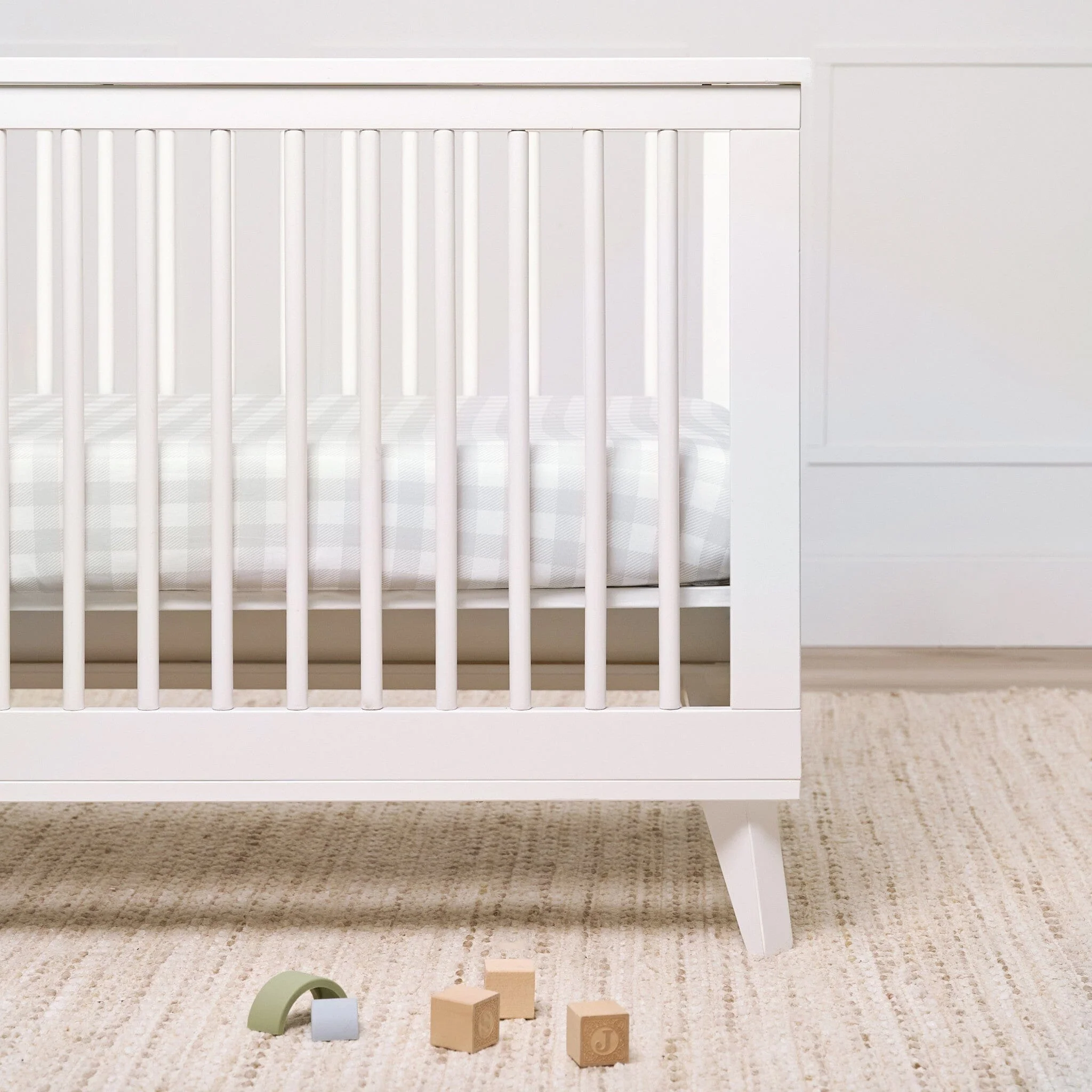 2-Pack Neutral Celestial Stretchy Crib Sheets - Image 3