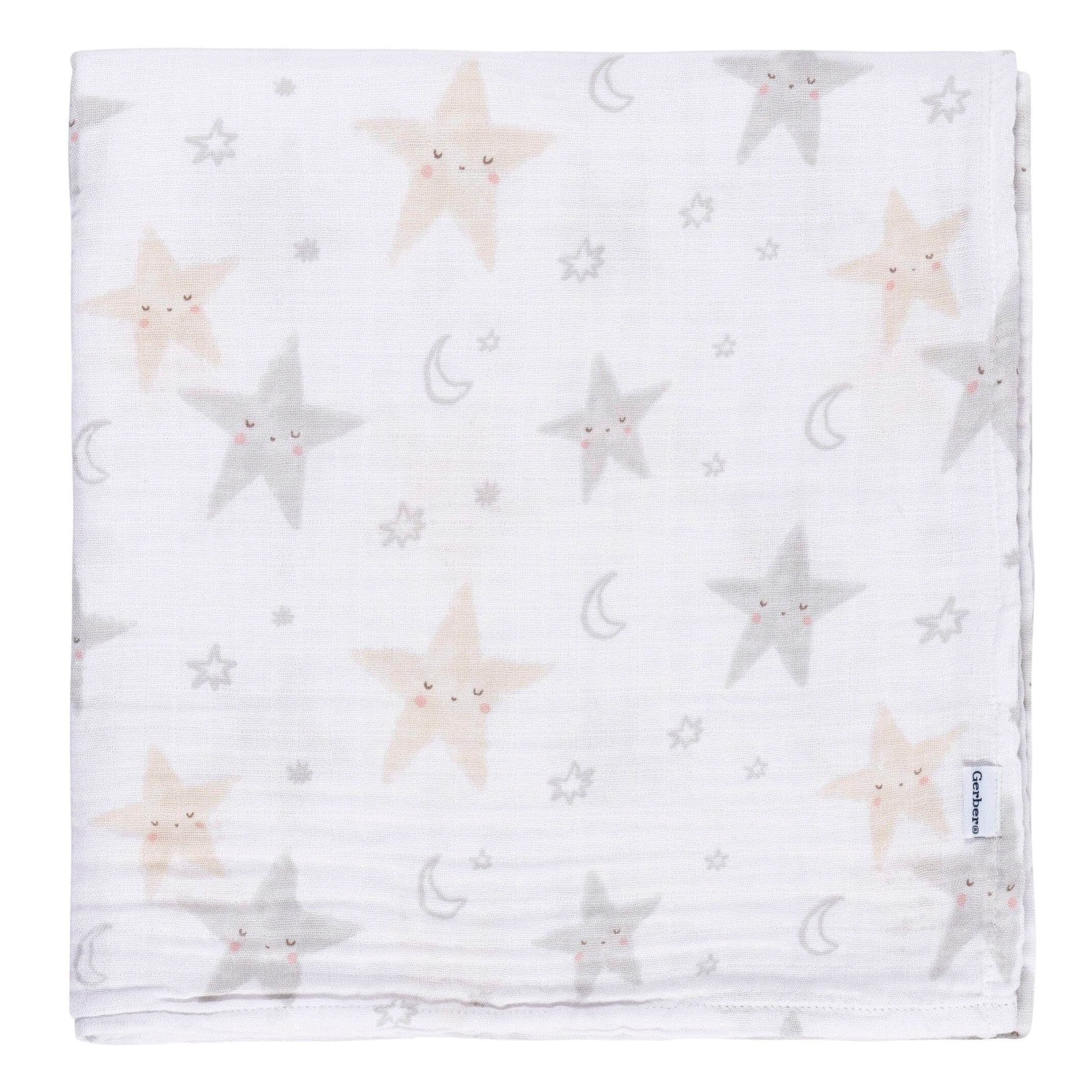 2-Pack Baby Neutral Celestial Muslin Blankets - Image 4