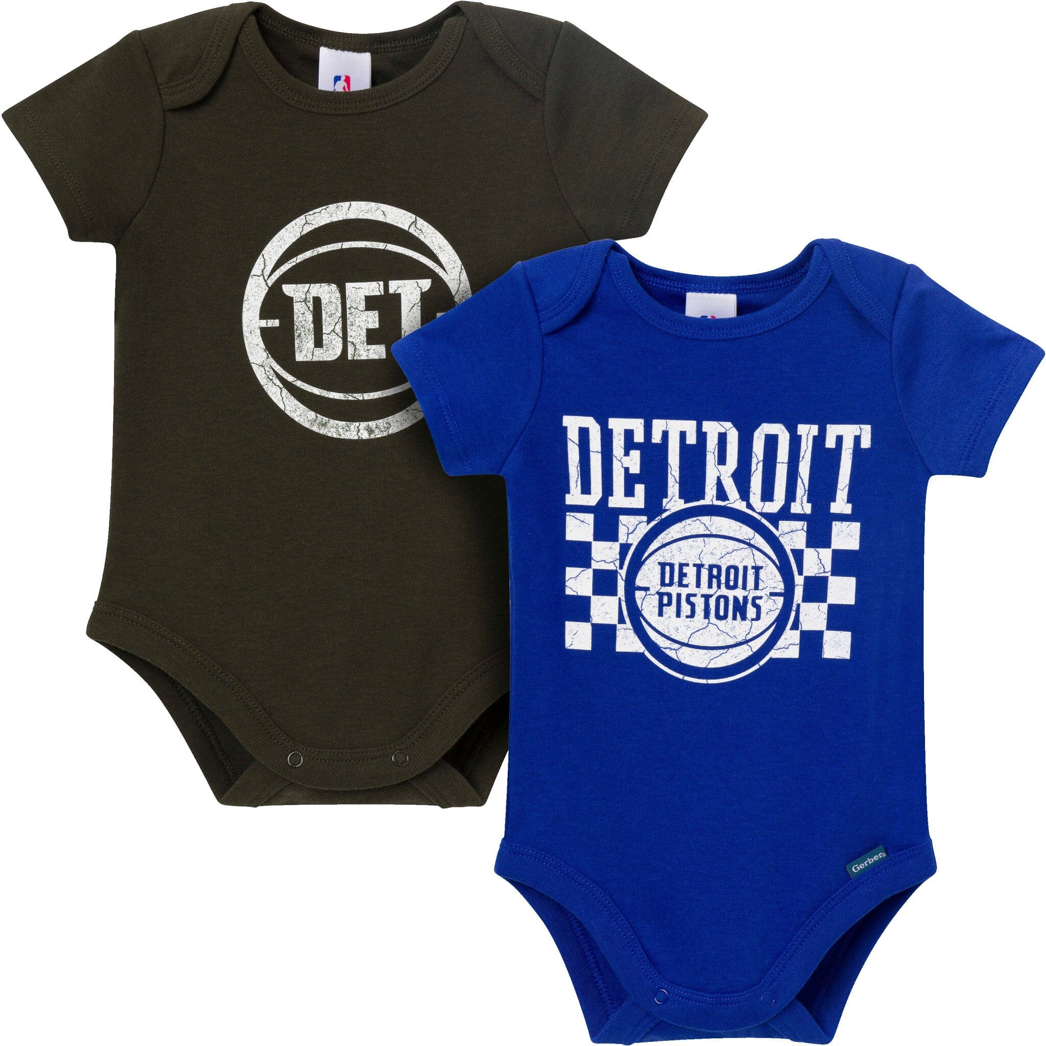 2-Pack Baby Neutral Detroit Pistons Bodysuits