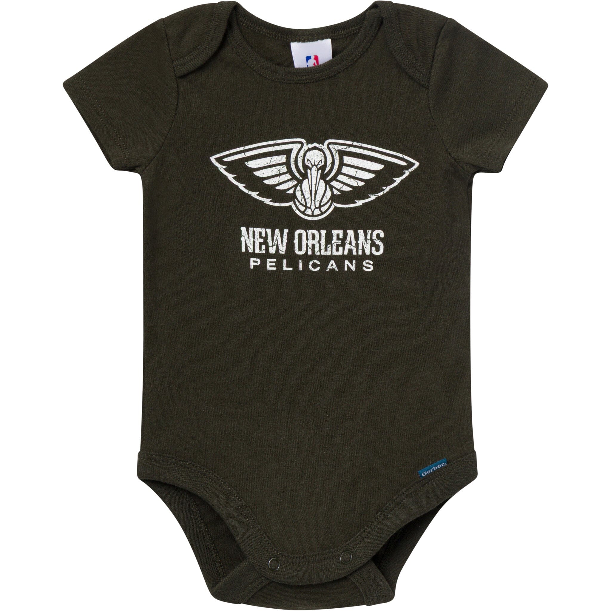 2-Pack Baby Neutral New Orleans Pelicans Bodysuits - Image 3