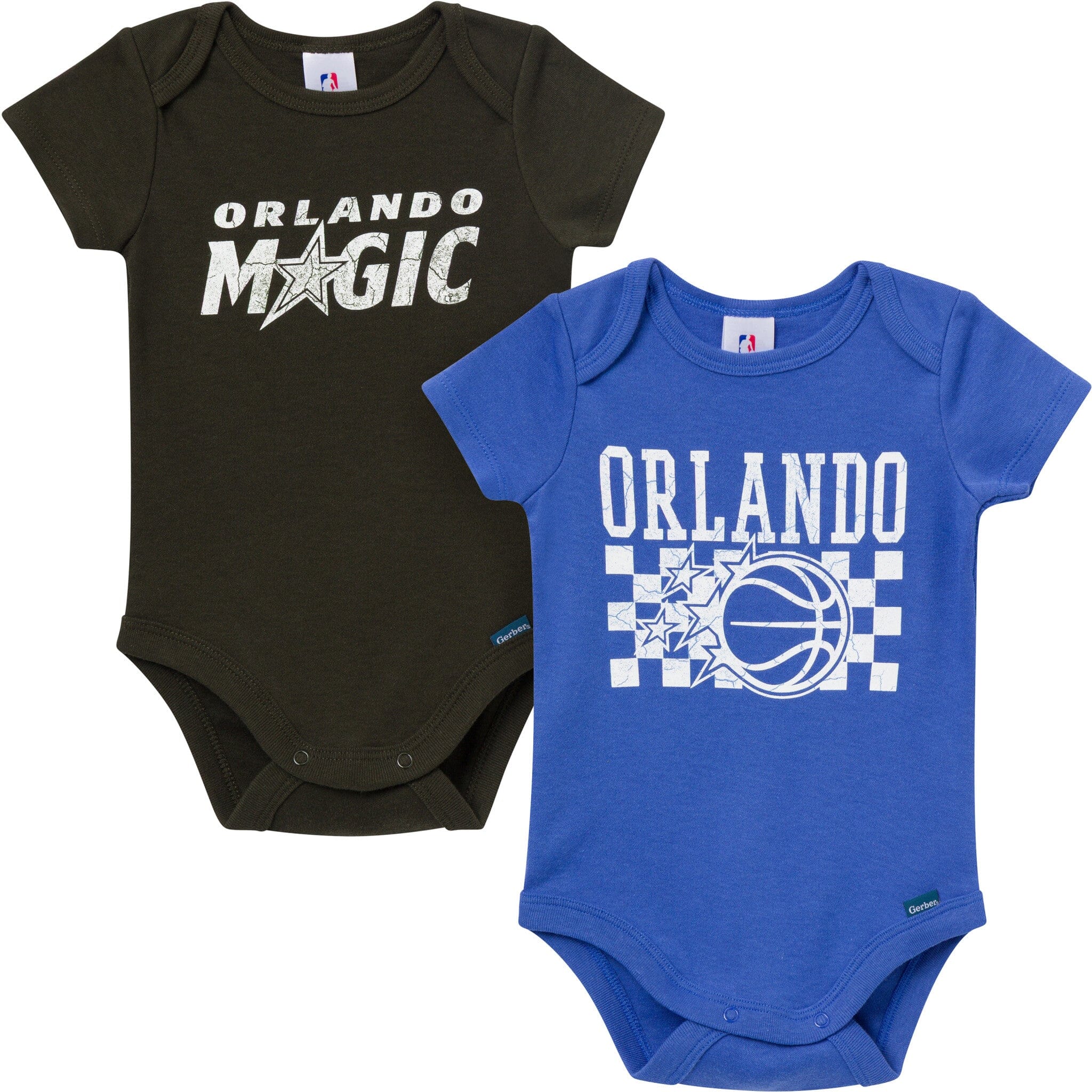 2-Pack Baby Neutral Orlando Magic Bodysuits