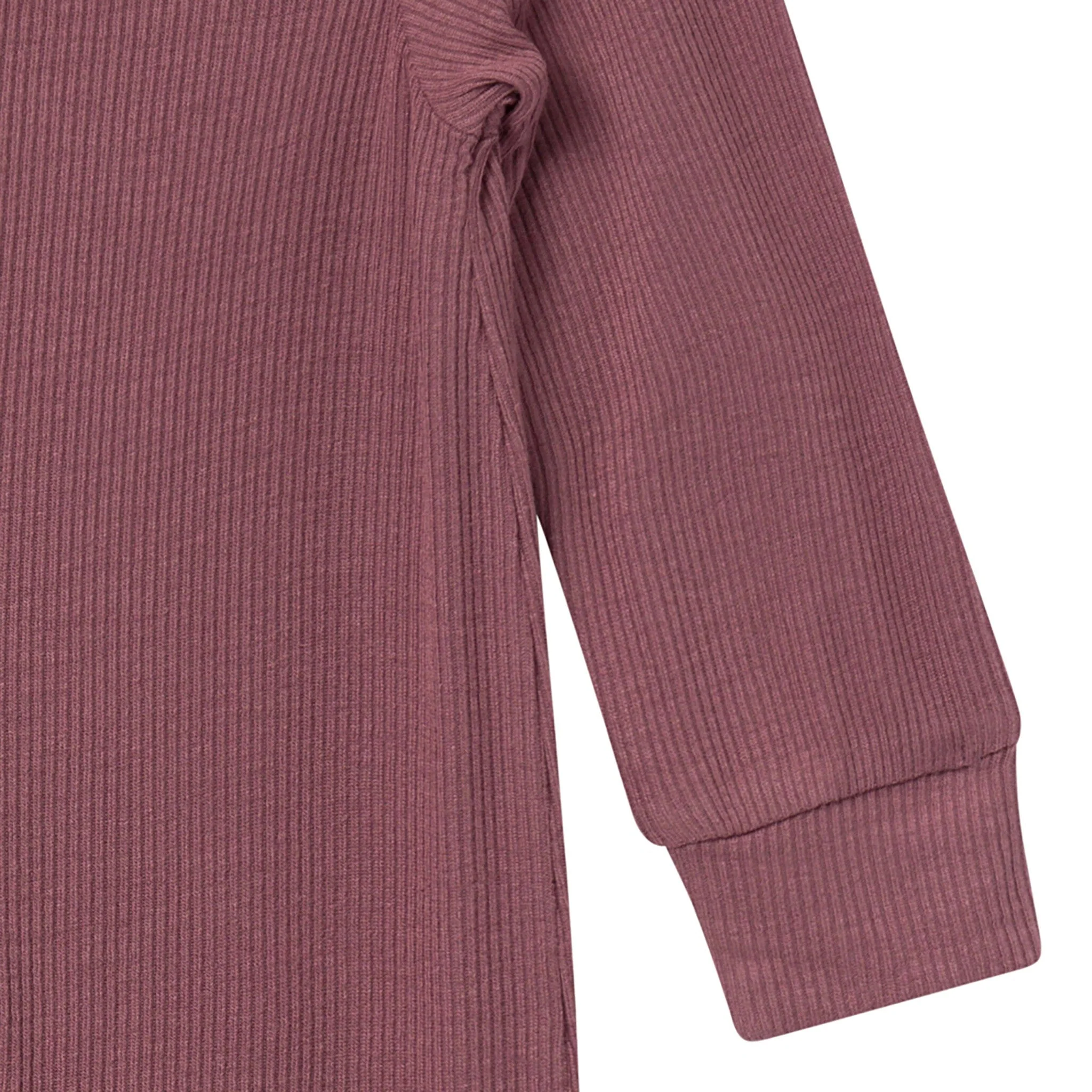 2-Pack Baby Neutral Plums Zip Front Viscose Rompers - Image 4