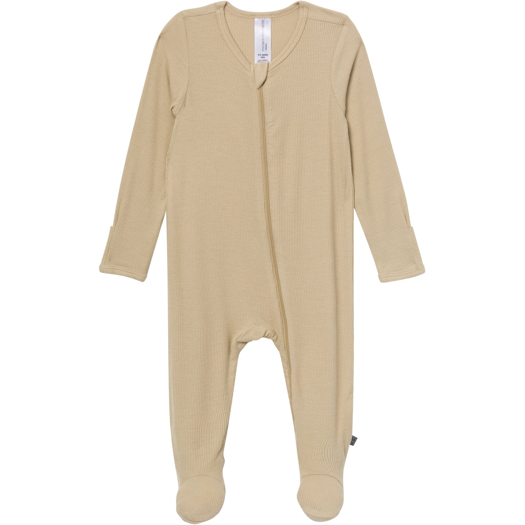 2-Pack Baby Neutral Pears Sleep 'N Plays with Mitten Cuffs - Image 2