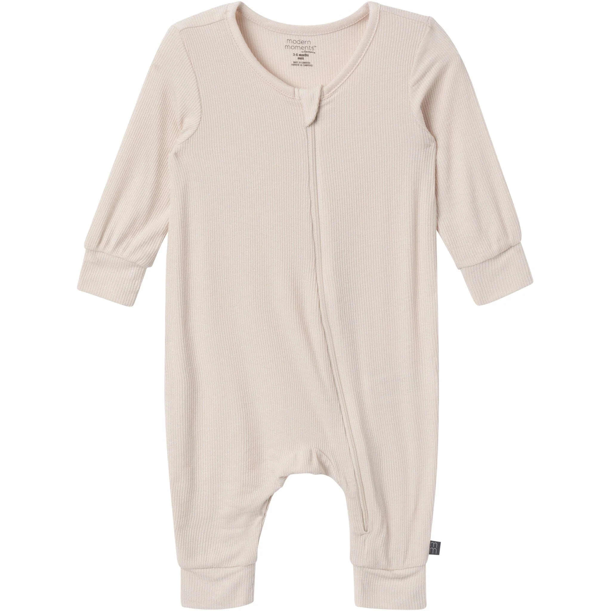 2-Pack Baby Neutral Hot Air Balloon Zip Front Viscose Rompers - Image 5