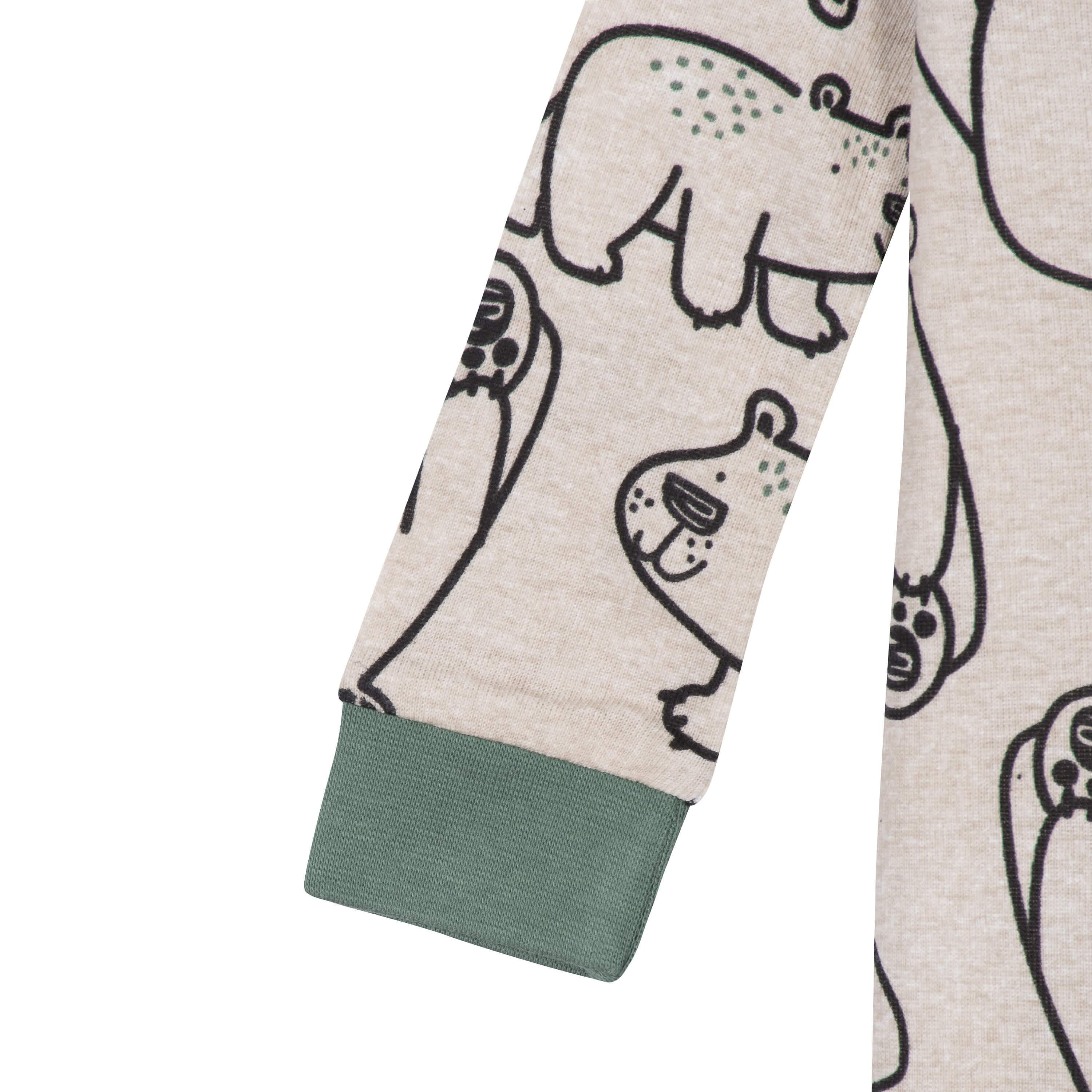 2-Pack Baby & Toddler Boys Bear Snug Fit Footed Cotton Pajamas - Image 4