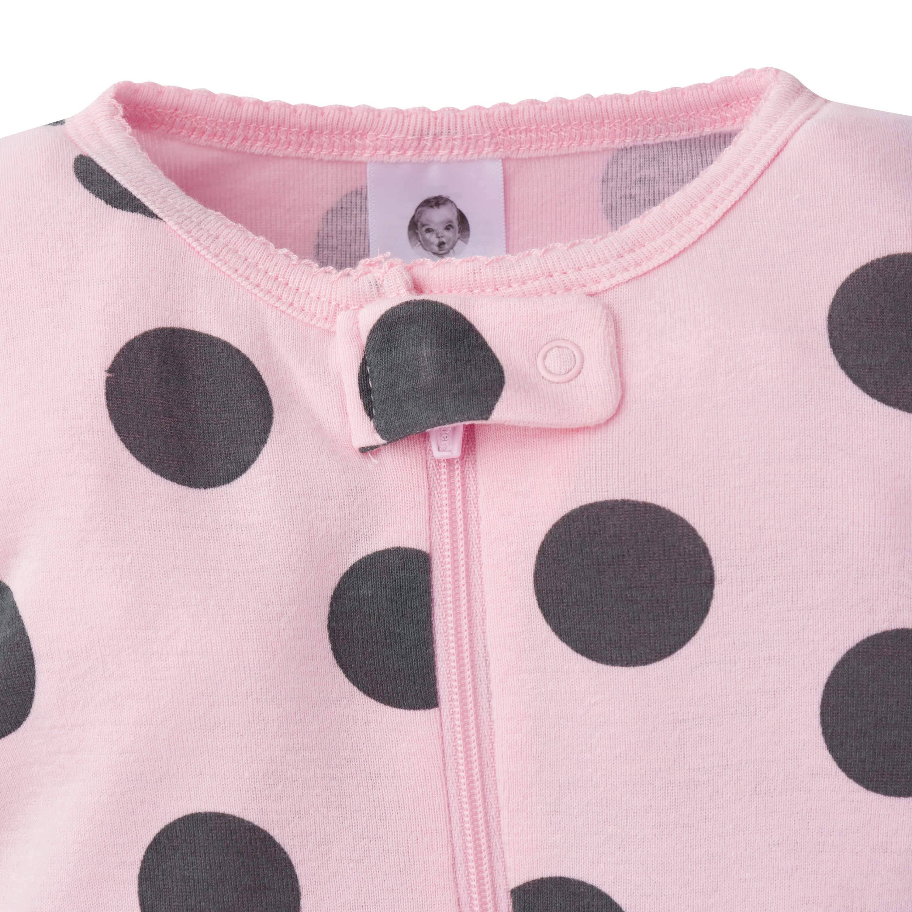 2-Pack Baby & Toddler Girls Bunny Snug Fit Footed Cotton Pajamas - Image 4