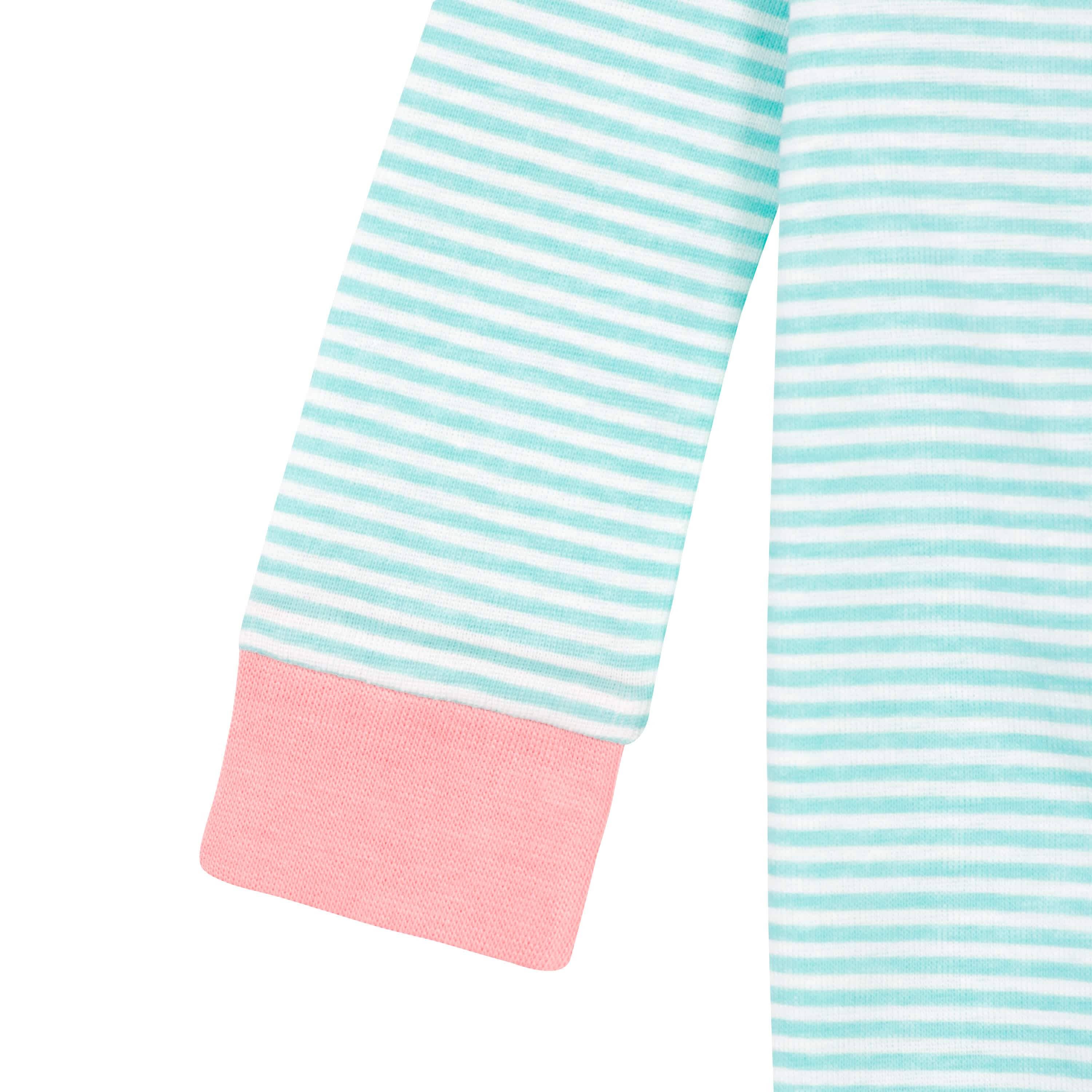2-Pack Baby & Toddler Girls Llama Snug Fit Footed Cotton Pajamas - Image 7