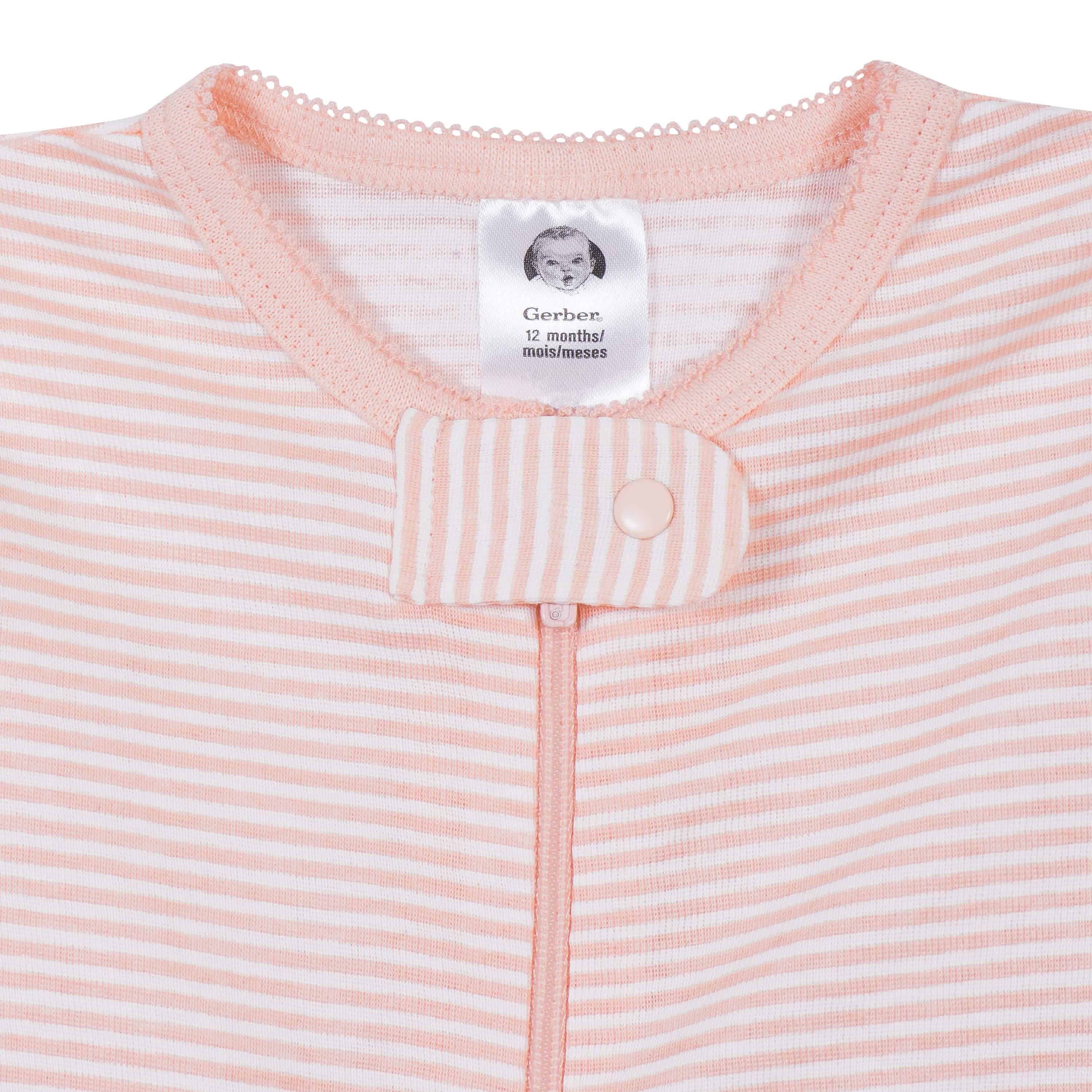 2-Pack Baby & Toddler Girls Love Snug Fit Footed Cotton Pajamas - Image 7