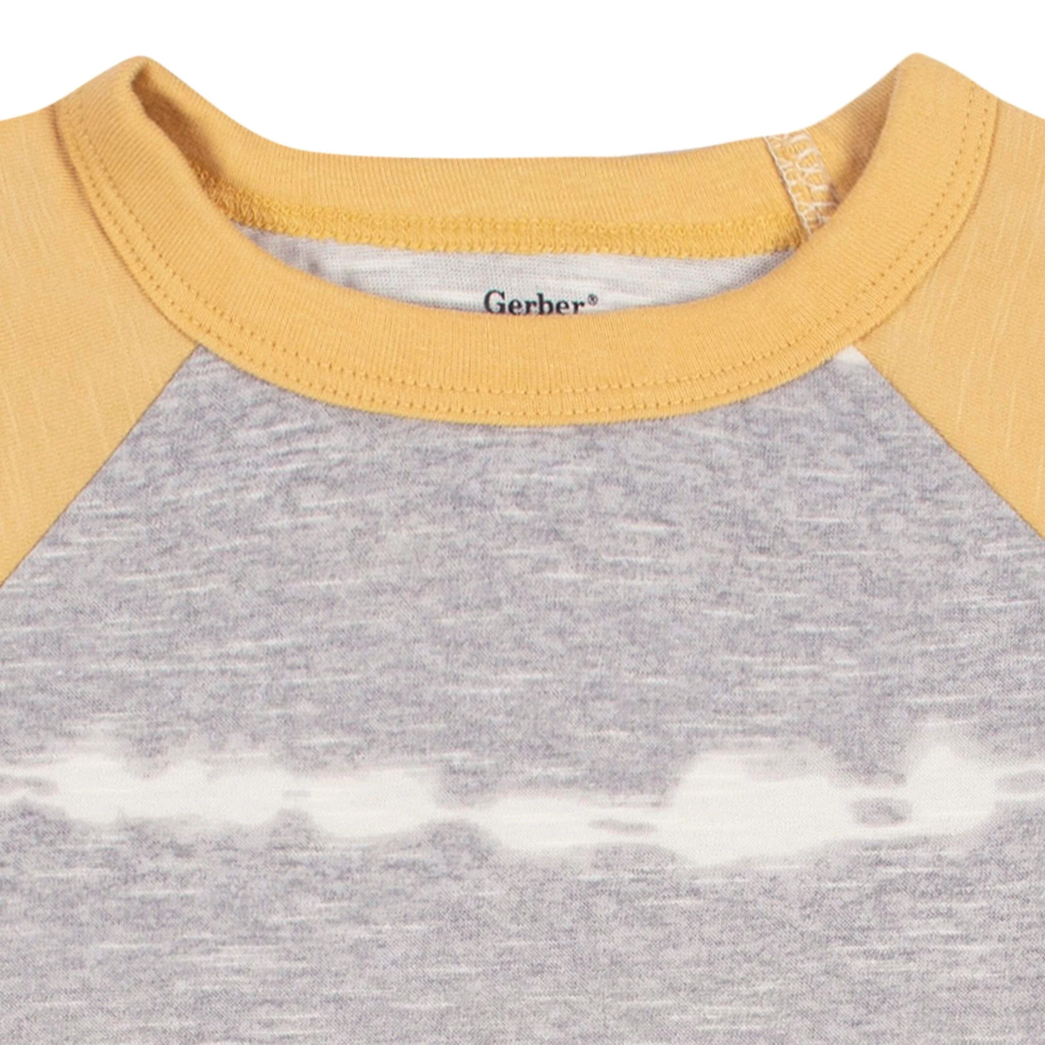 2-Pack Infant & Toddler Boys Rust & Gray Tie Dye Raglan Tees - Image 5