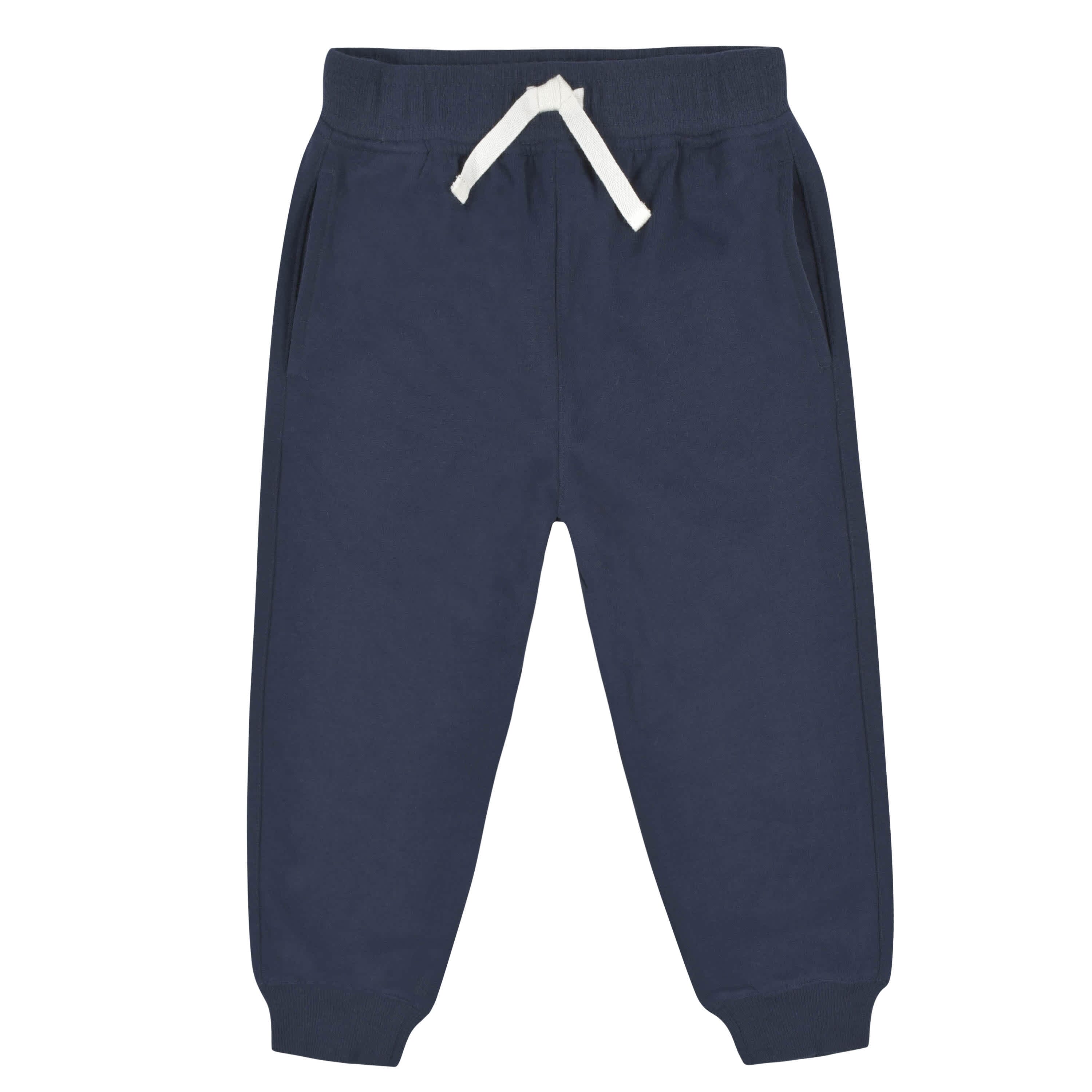 2-Piece Infant & Toddler Boys Navy Plaid Flannel Jacket & Jogger Set - Image 5