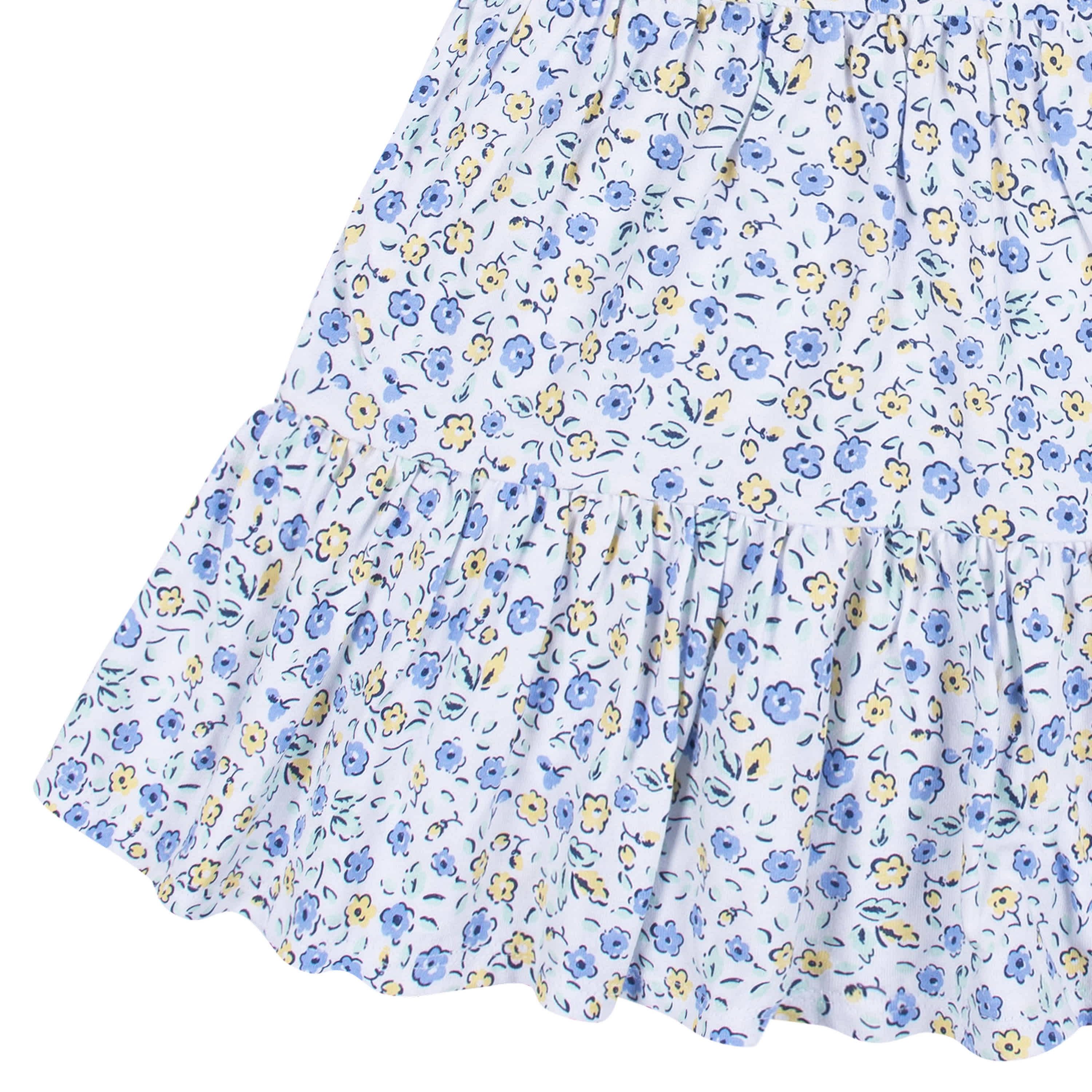 2-Pack Infant & Toddler Girls Blue Floral Knit Dresses - Image 9