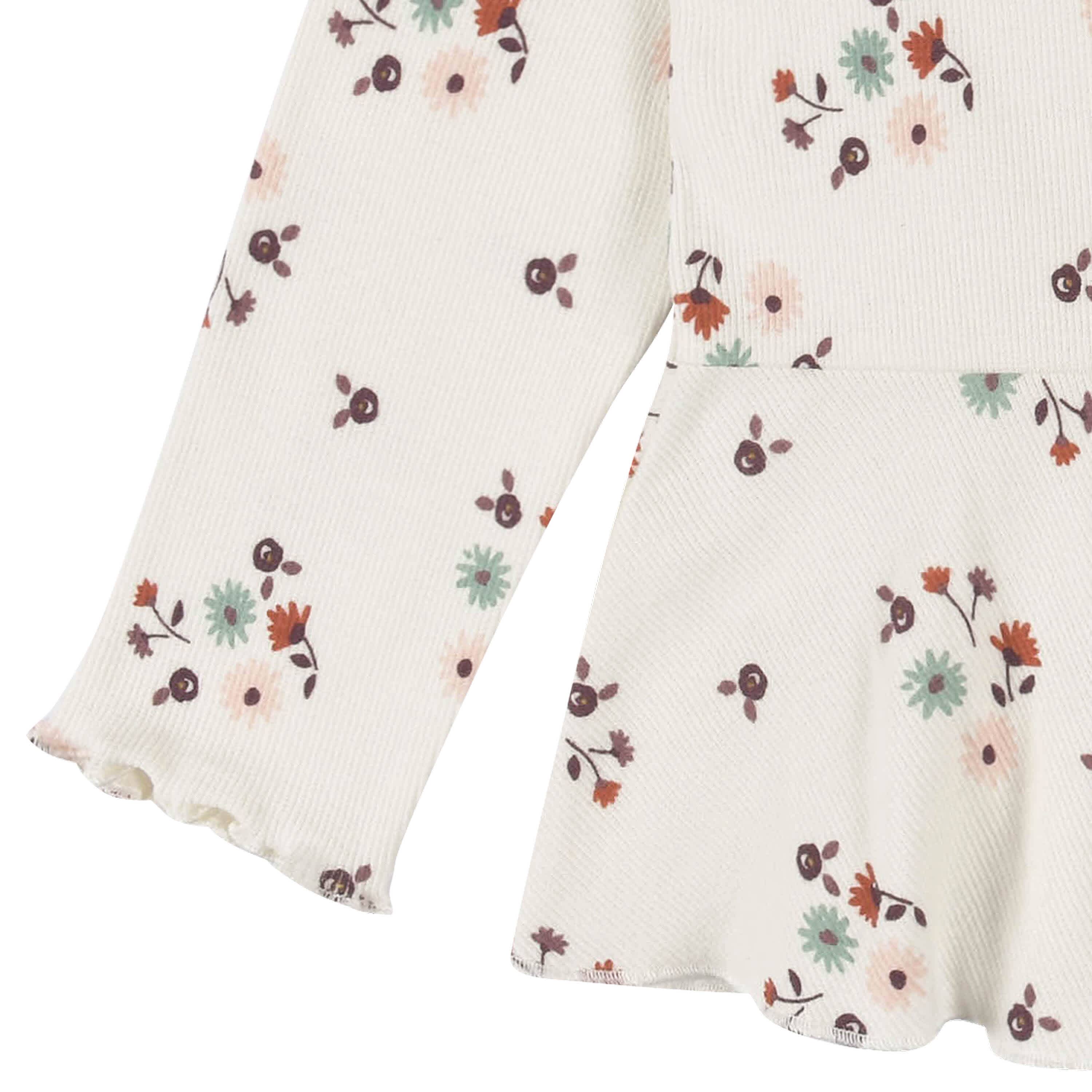 2-Pack Infant & Toddler Girls Mint Floral Peplum Tops - Image 6