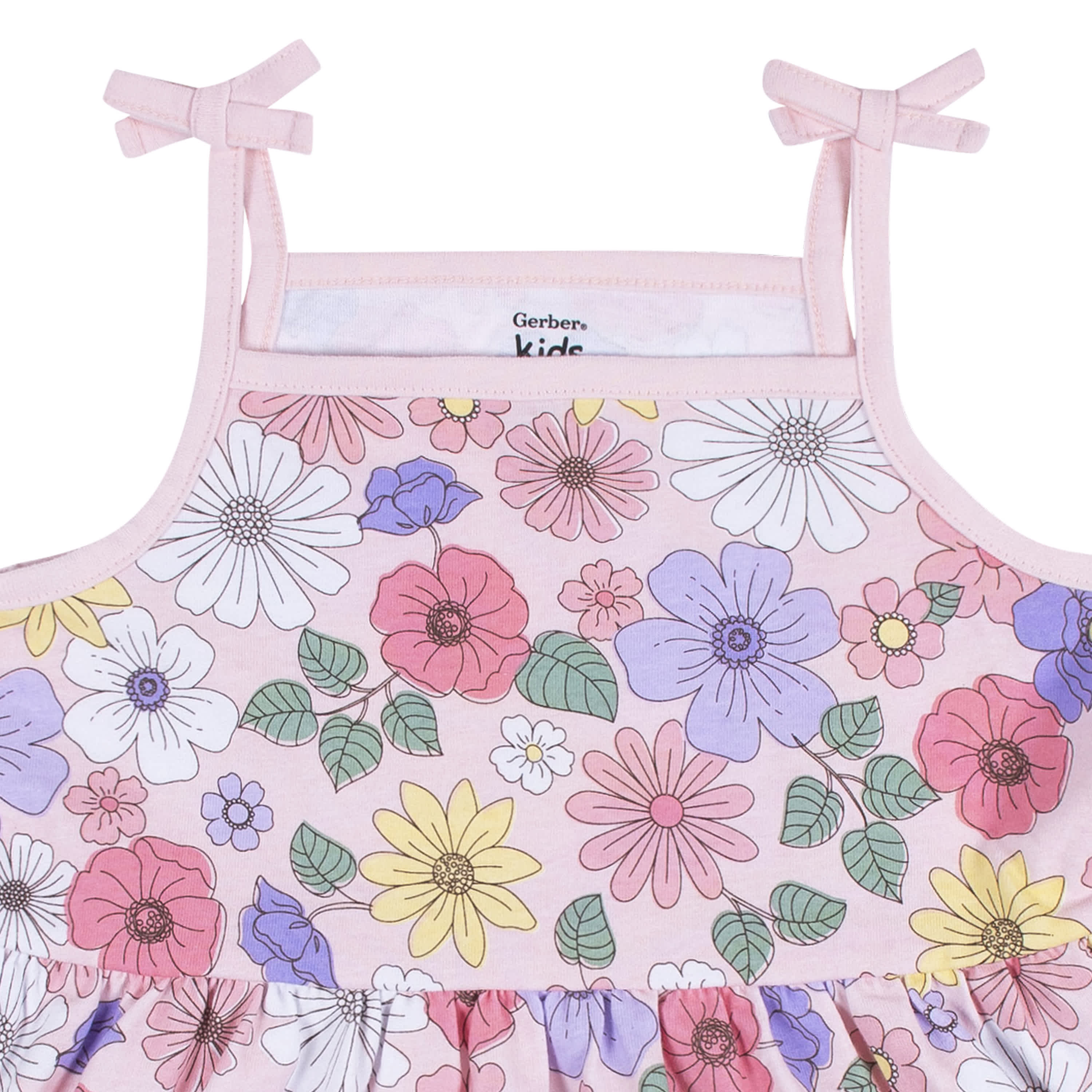 2-Pack Infant Girls Pink Floral Knit Dresses, 18M - Image 4