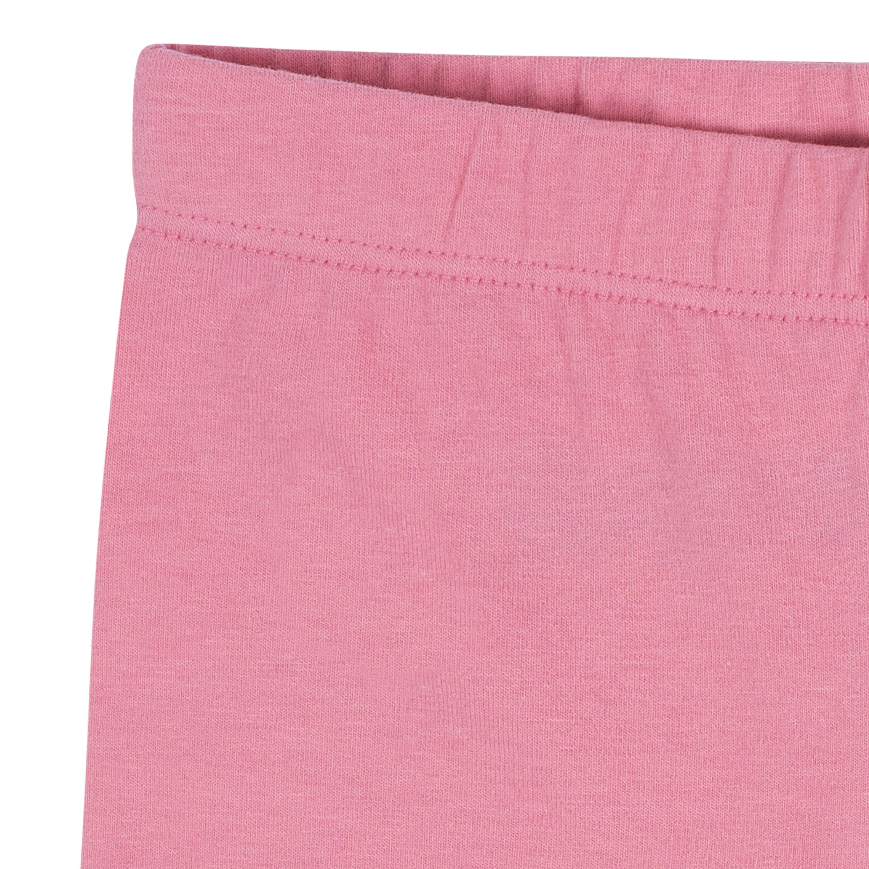 2-Pack Infant Girls Pink & Purple Pull-On Bike Shorts - Image 6