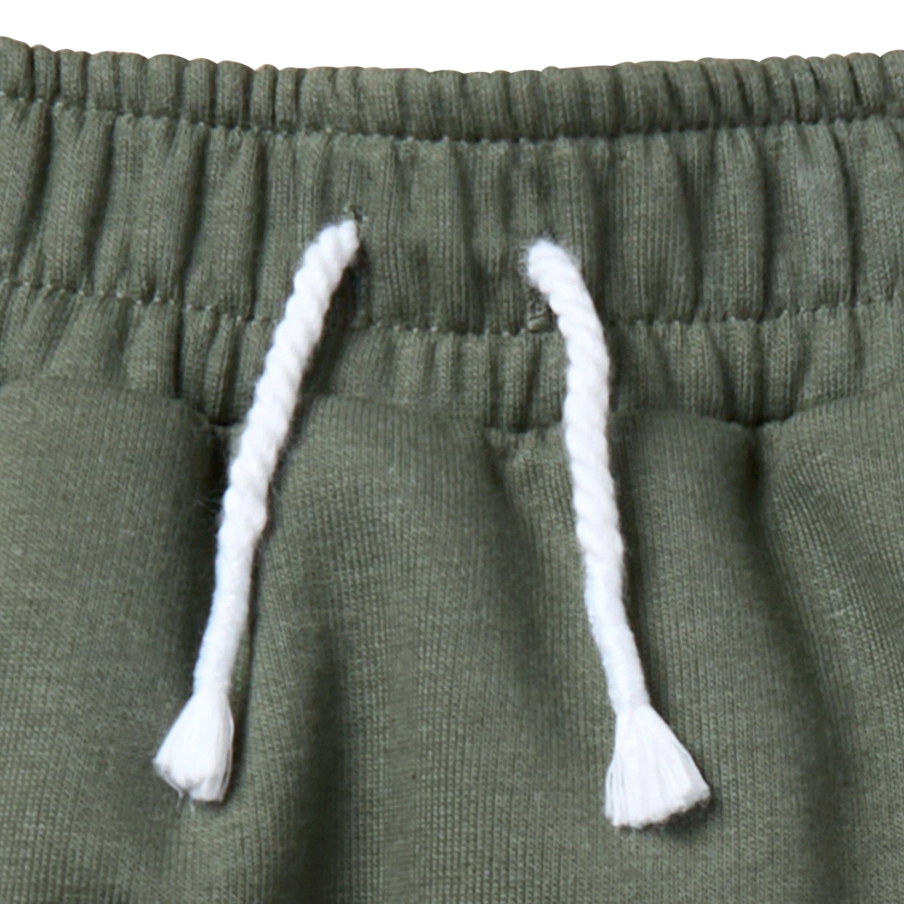 2-Pack Infant & Toddler Boys Dark Green & Light Tan Harem Shorts - Image 7