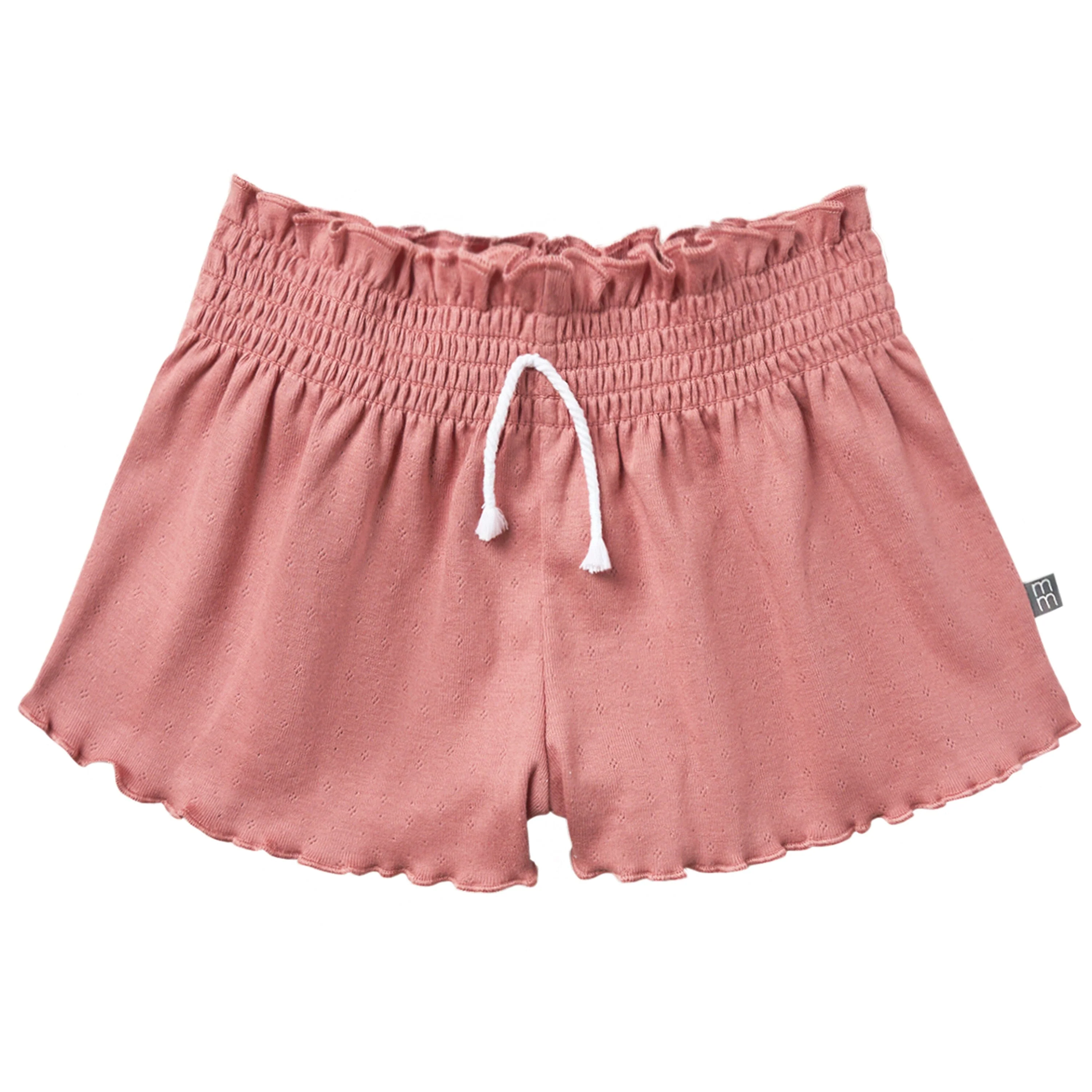 2-Pack Infant & Toddler Girls Rose Smocked Wide Leg Shorts - Image 3
