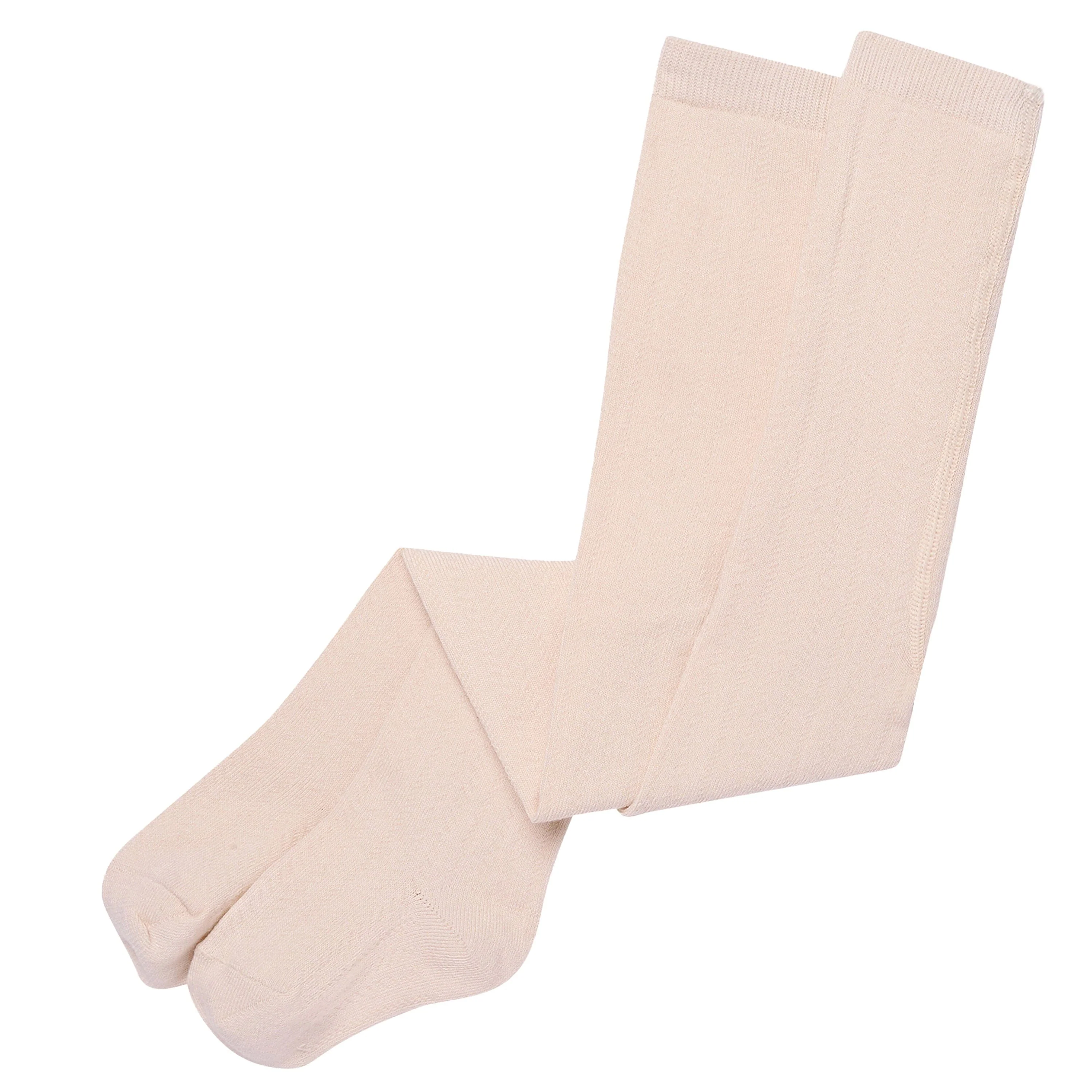 2-Pack Toddler Girls Brown & Ivory Pointelle Ribbed Tights - Image 5