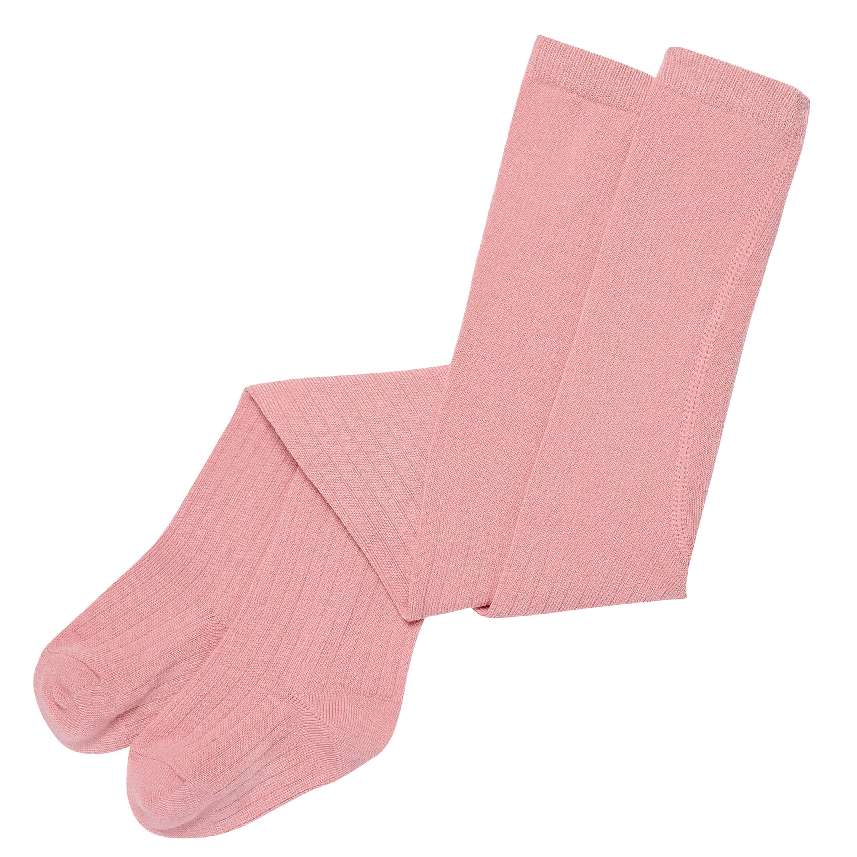 2-Pack Toddler Girls Pink Pointelle Ribbed Tights - Image 5