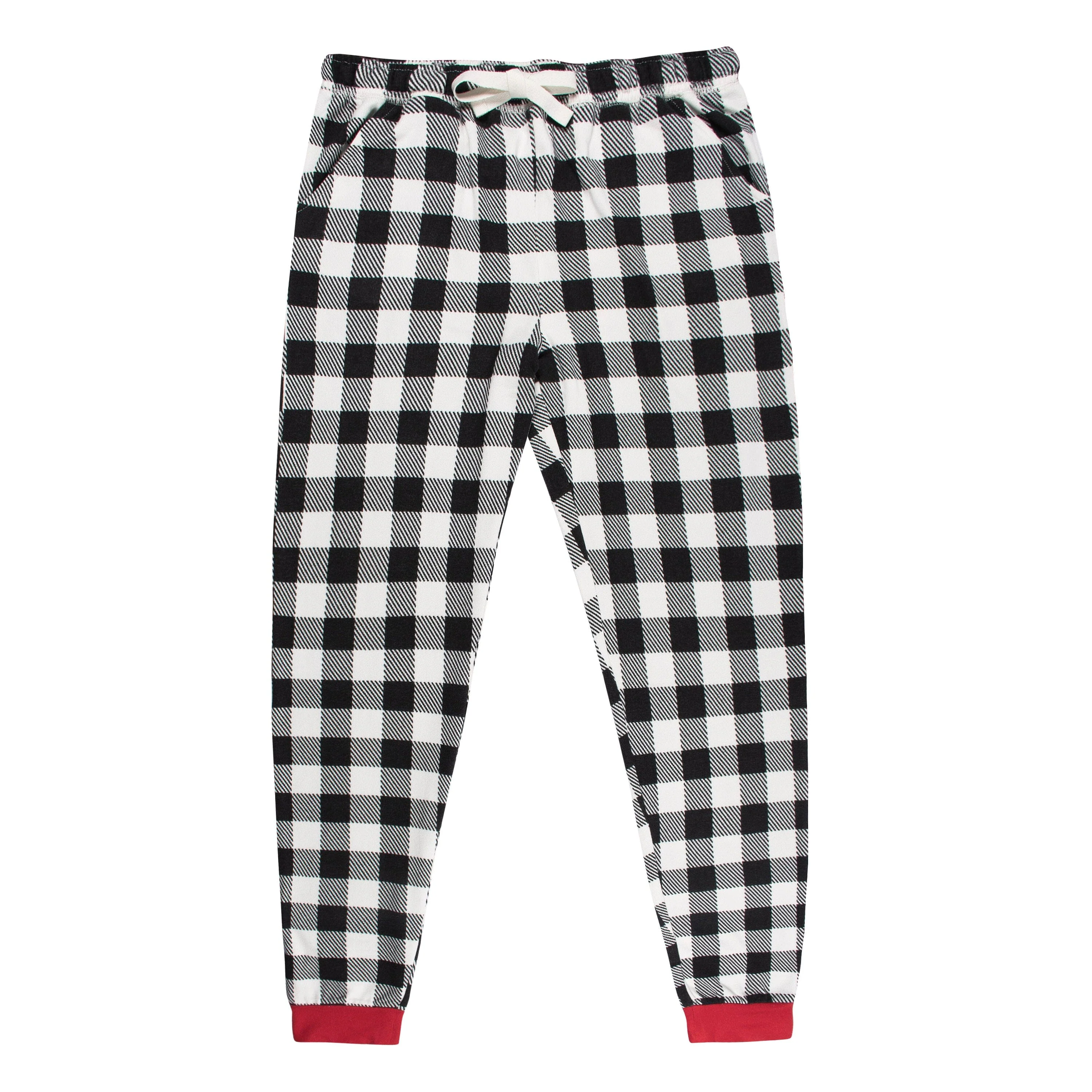 Women’s 2-Piece Hacci Buffalo Plaid Pajama Set - Image 11