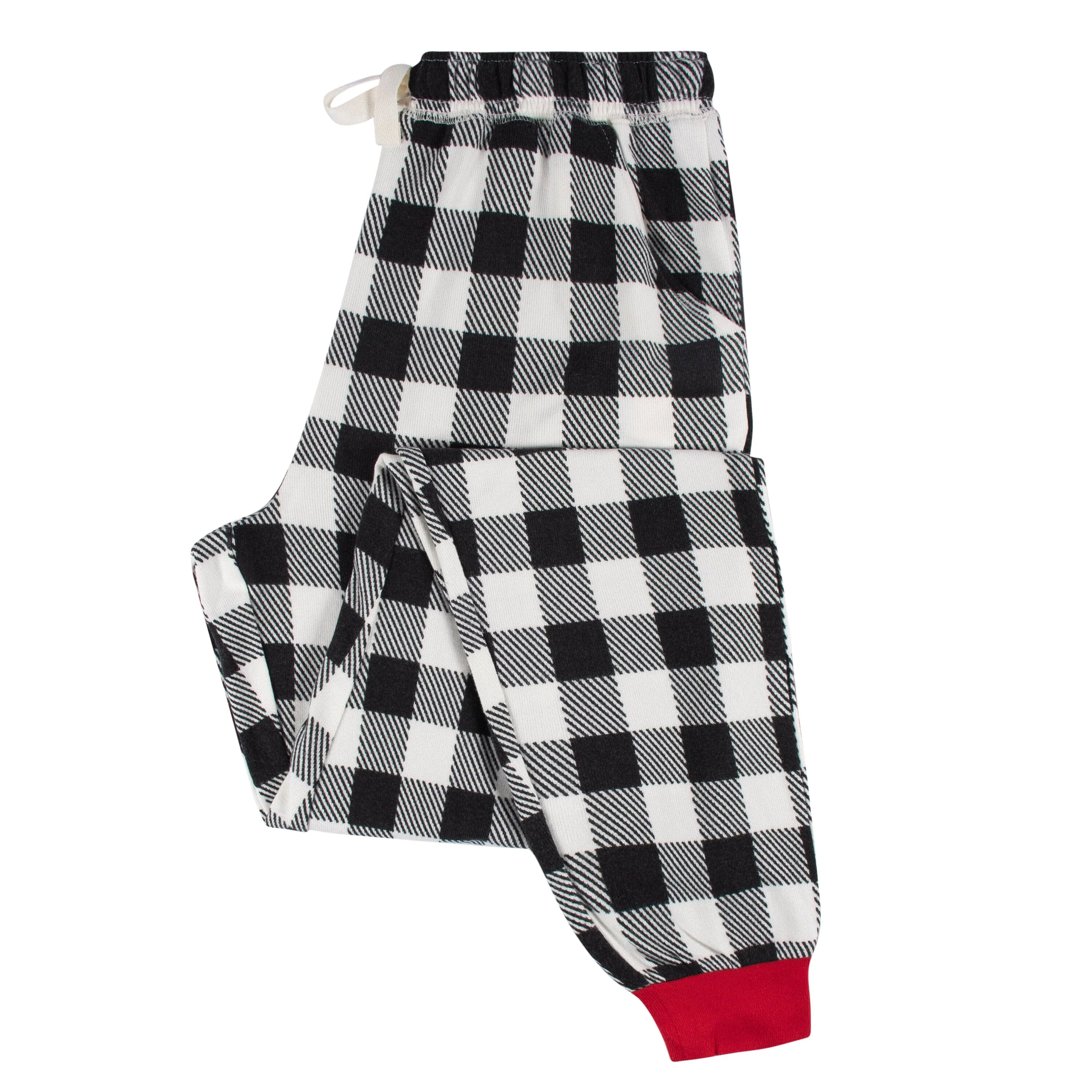 Women’s 2-Piece Hacci Buffalo Plaid Pajama Set - Image 12