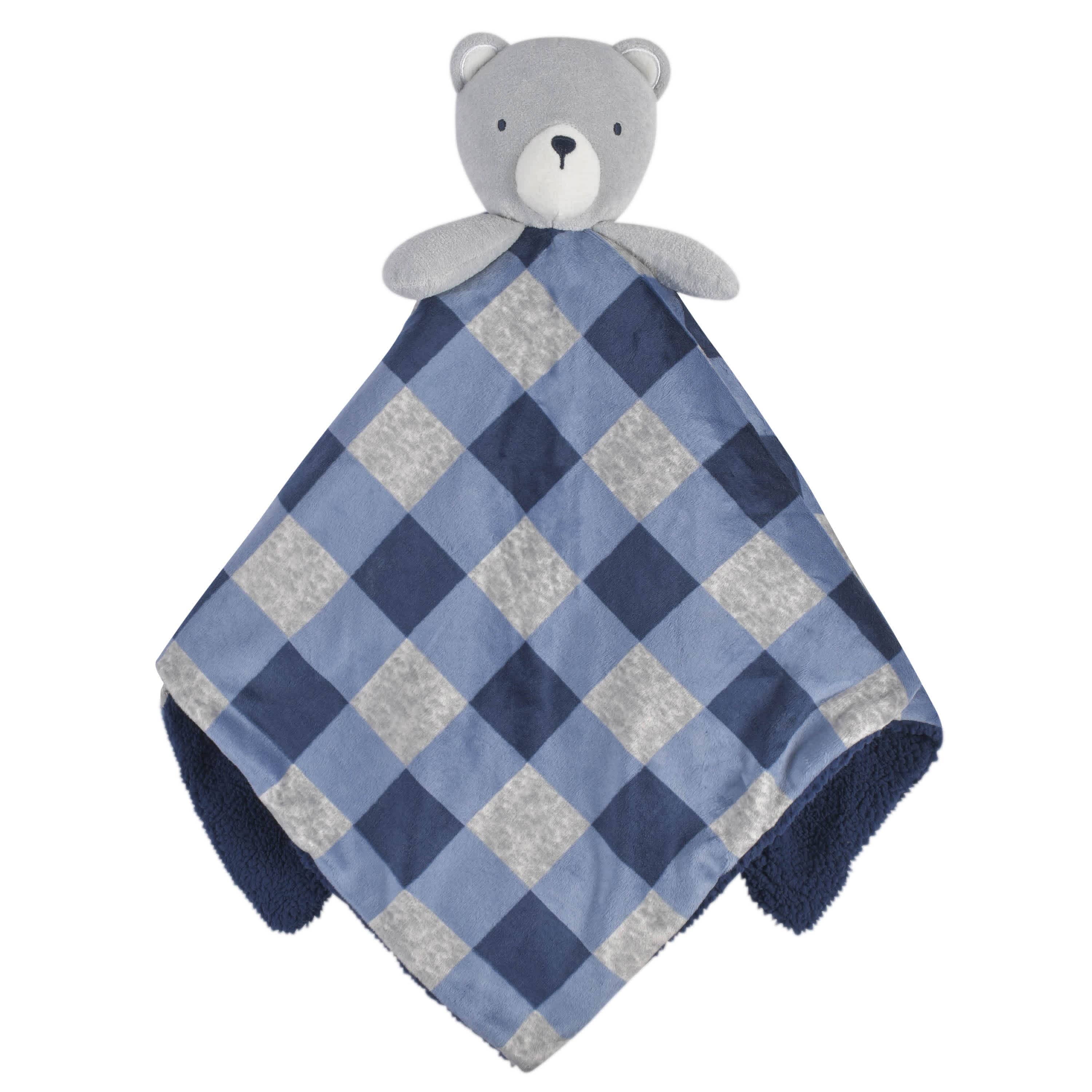 2-Piece Baby & Toddler Boys Bear Blanket & Security Blanket Set - Image 4