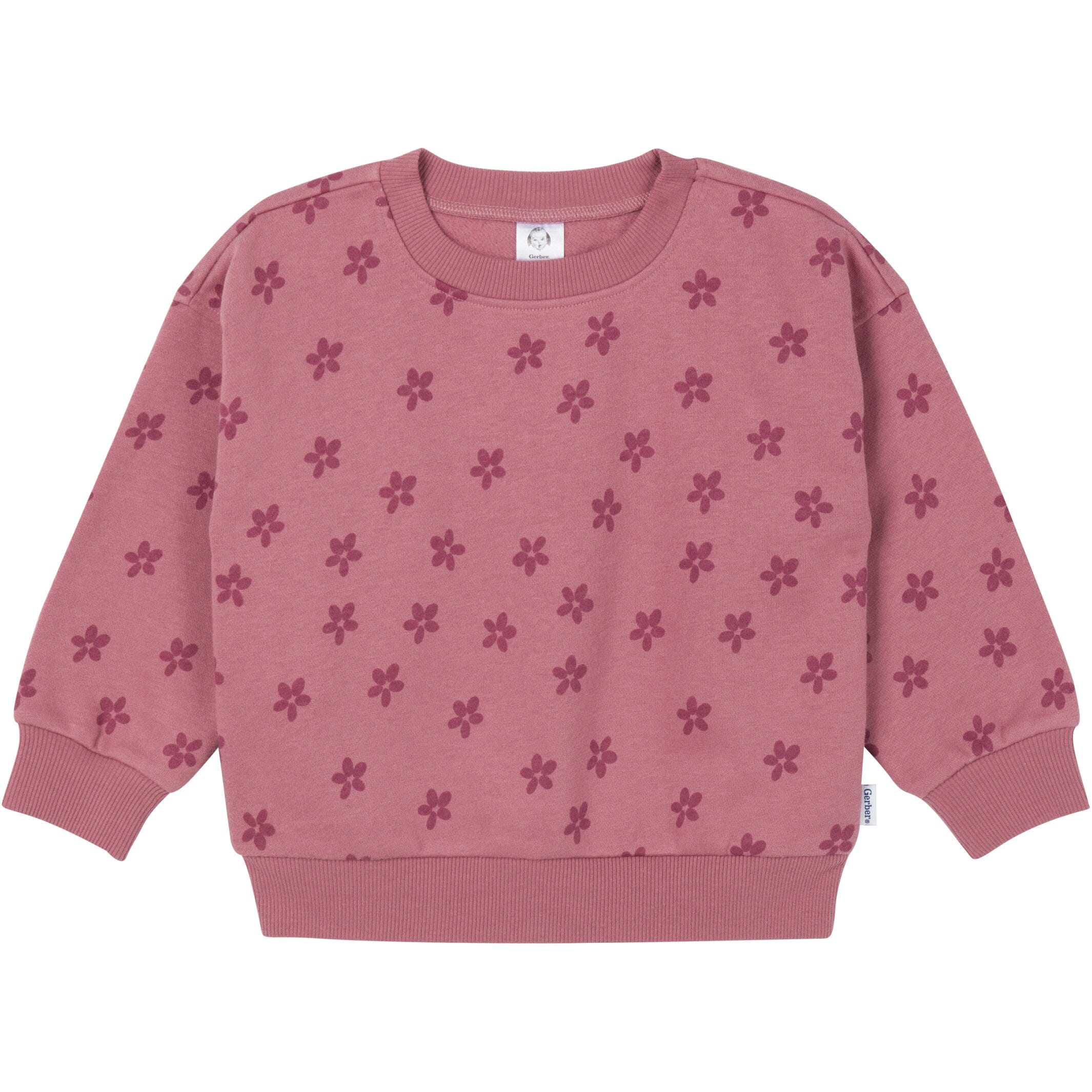 2-Piece Toddler Girls Daisies Sweatshirt & Pant Set - Image 2