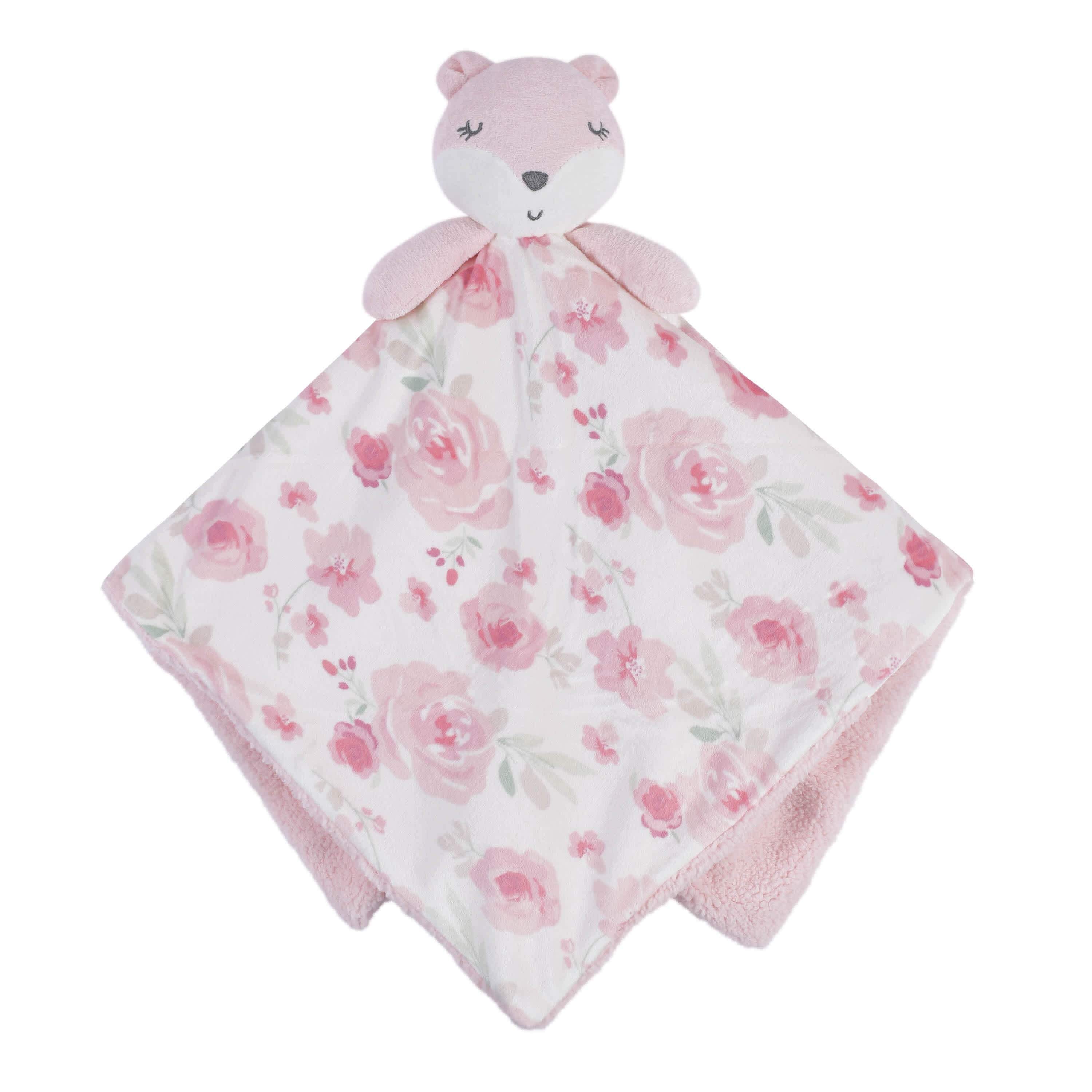 2-Piece Baby & Toddler Girls Fox Blanket & Security Blanket Set - Image 4