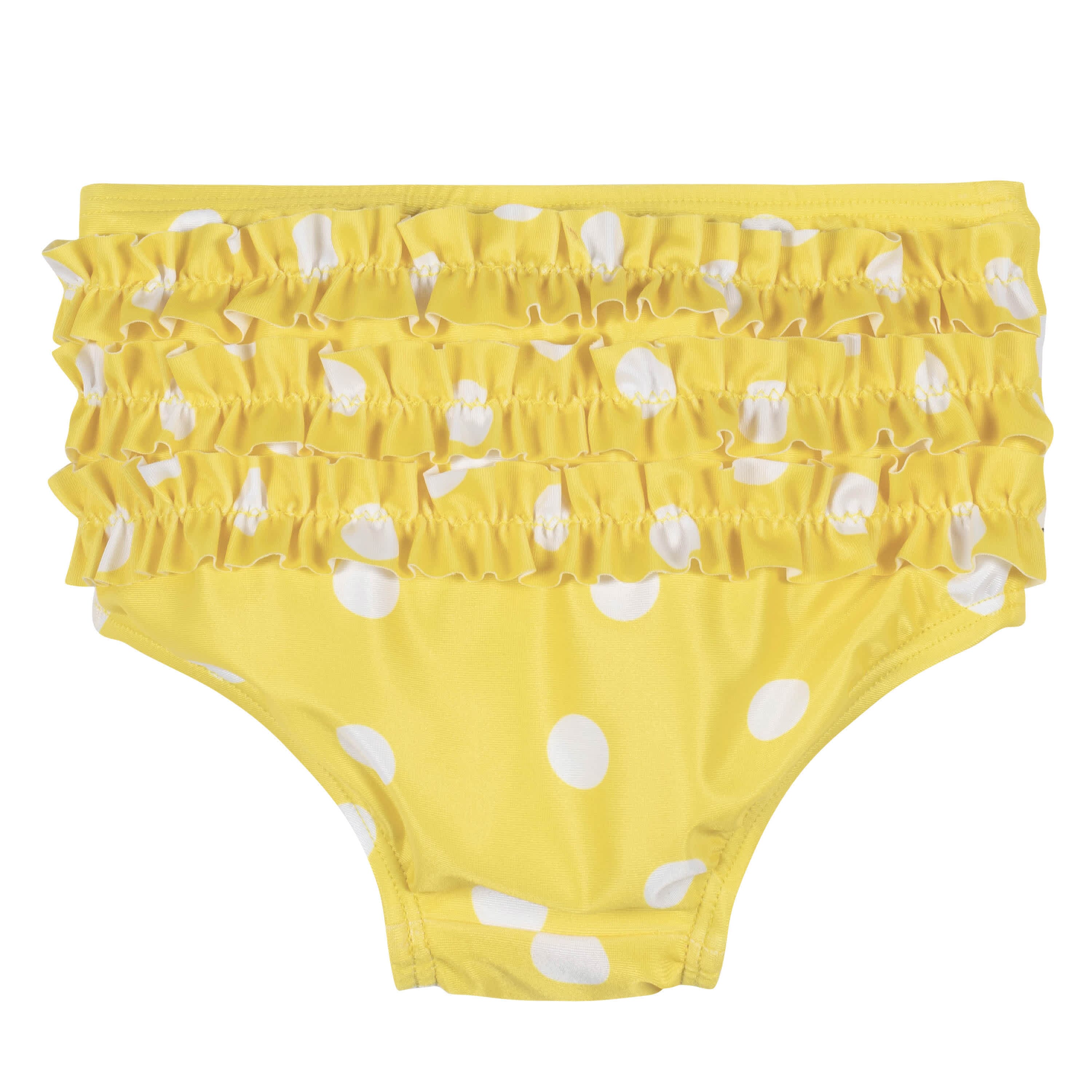 2-Piece Baby & Toddler Girls UPF 50+ Lemon Squeeze Rash Guard & Swim Bottoms Set - Image 5